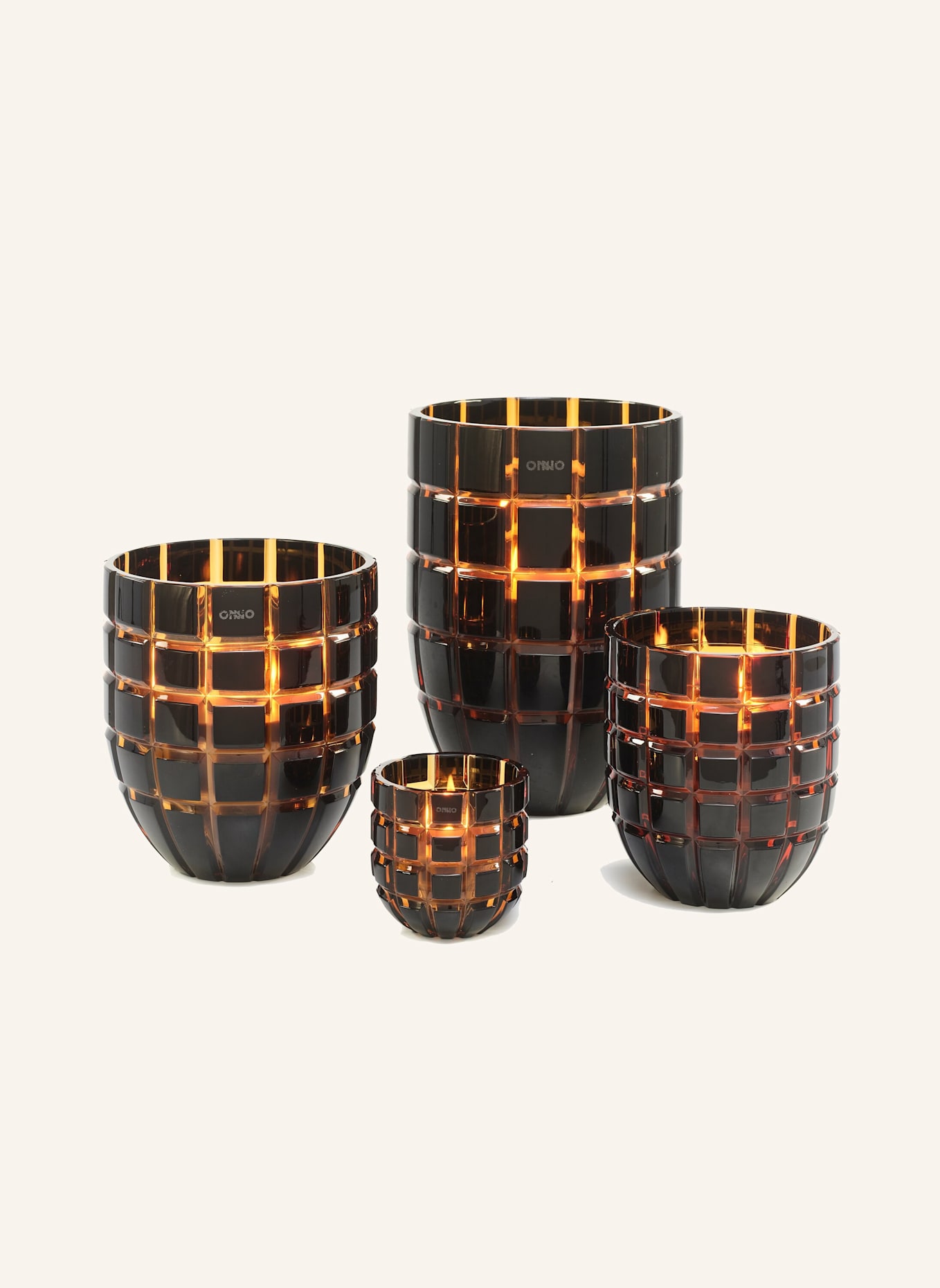 ONNO Collection Duftkerze FOREVER CRYSTAL GOLD: BRAUN