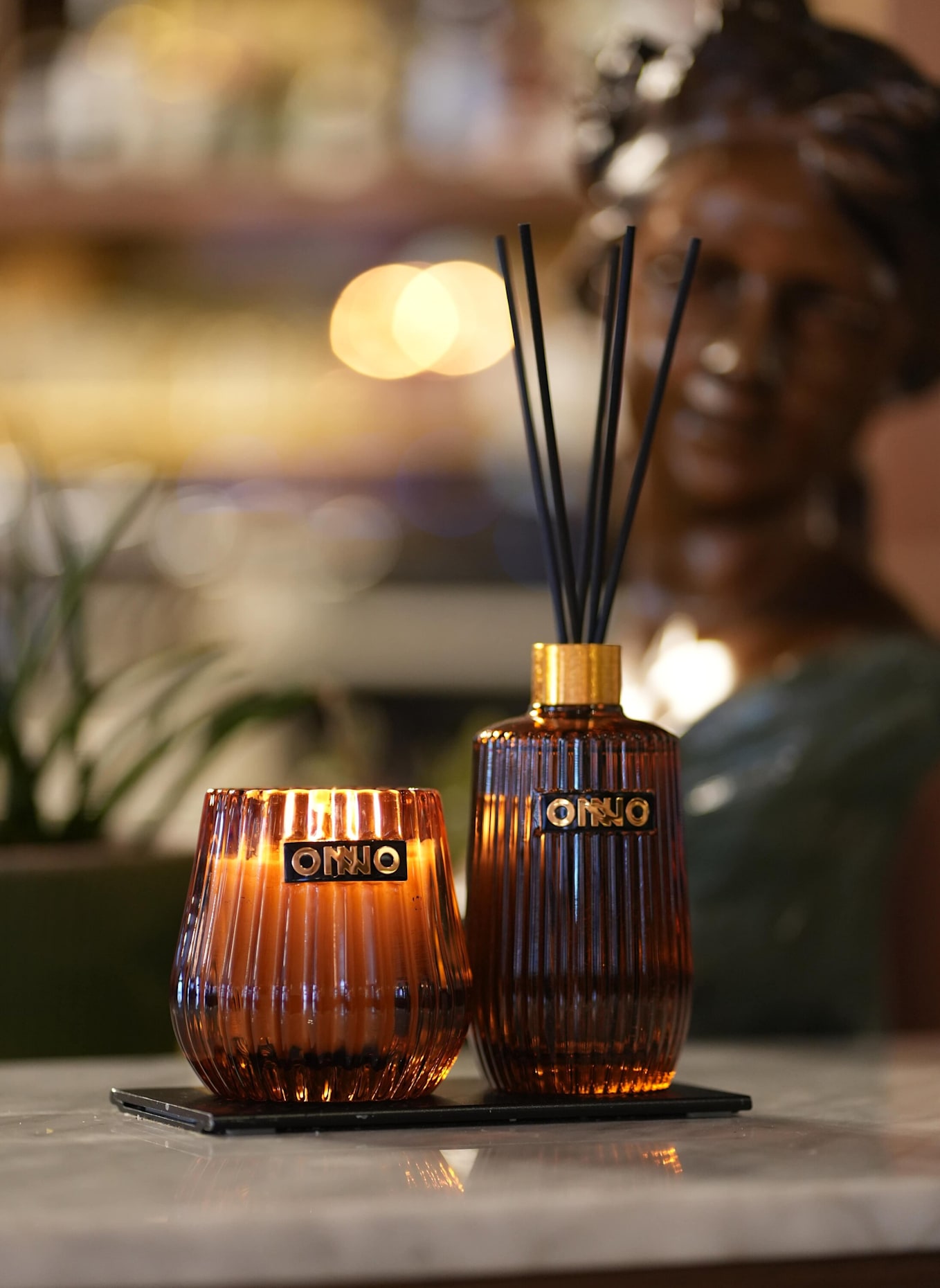 ONNO Collection Duftkerze ECLECTIC GINGER FIG: ORANGE