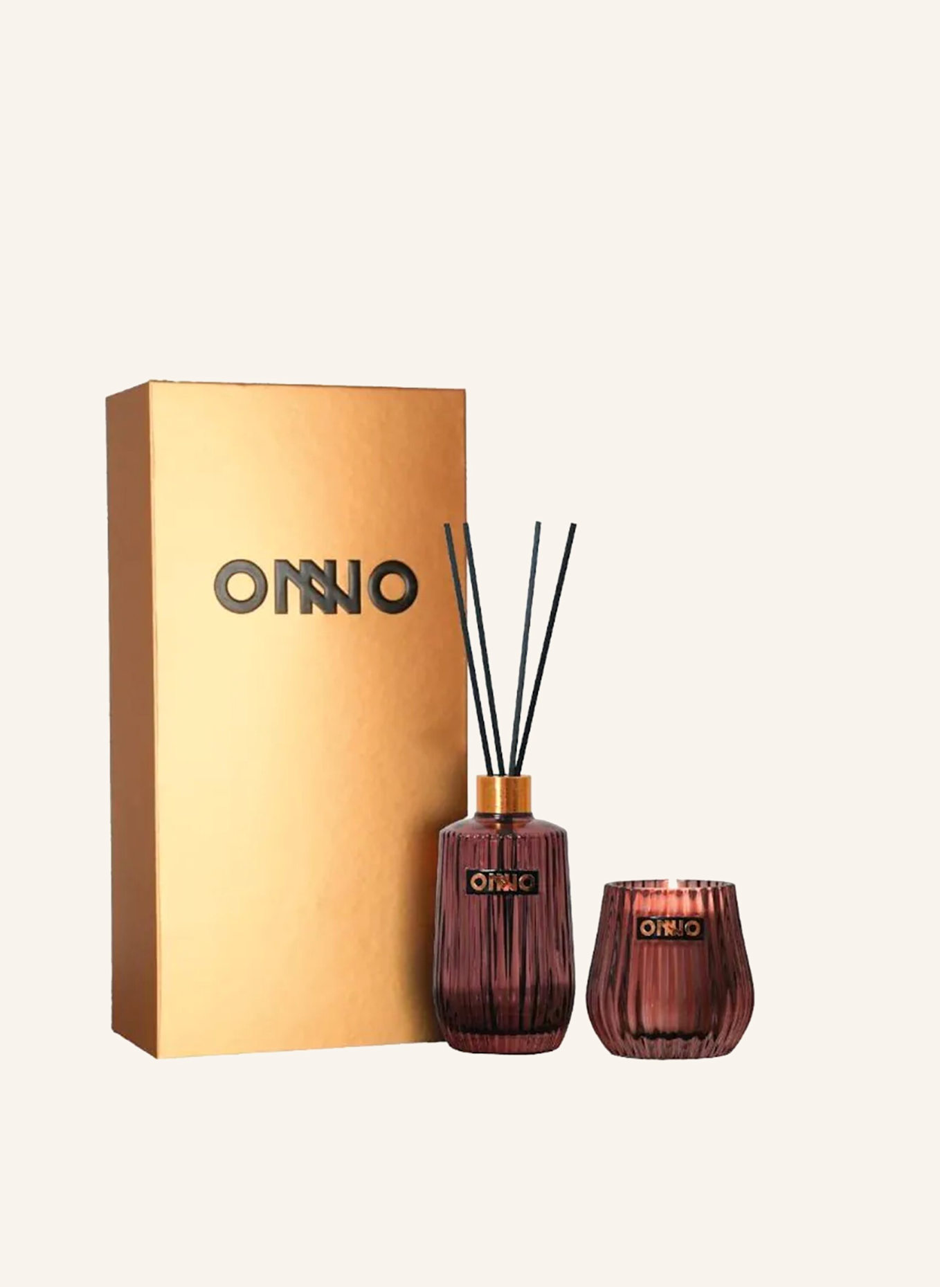 ONNO Collection Geschenkbox Kerze & Diffusor ECLECTIC PRECIOUS OUD: LILA