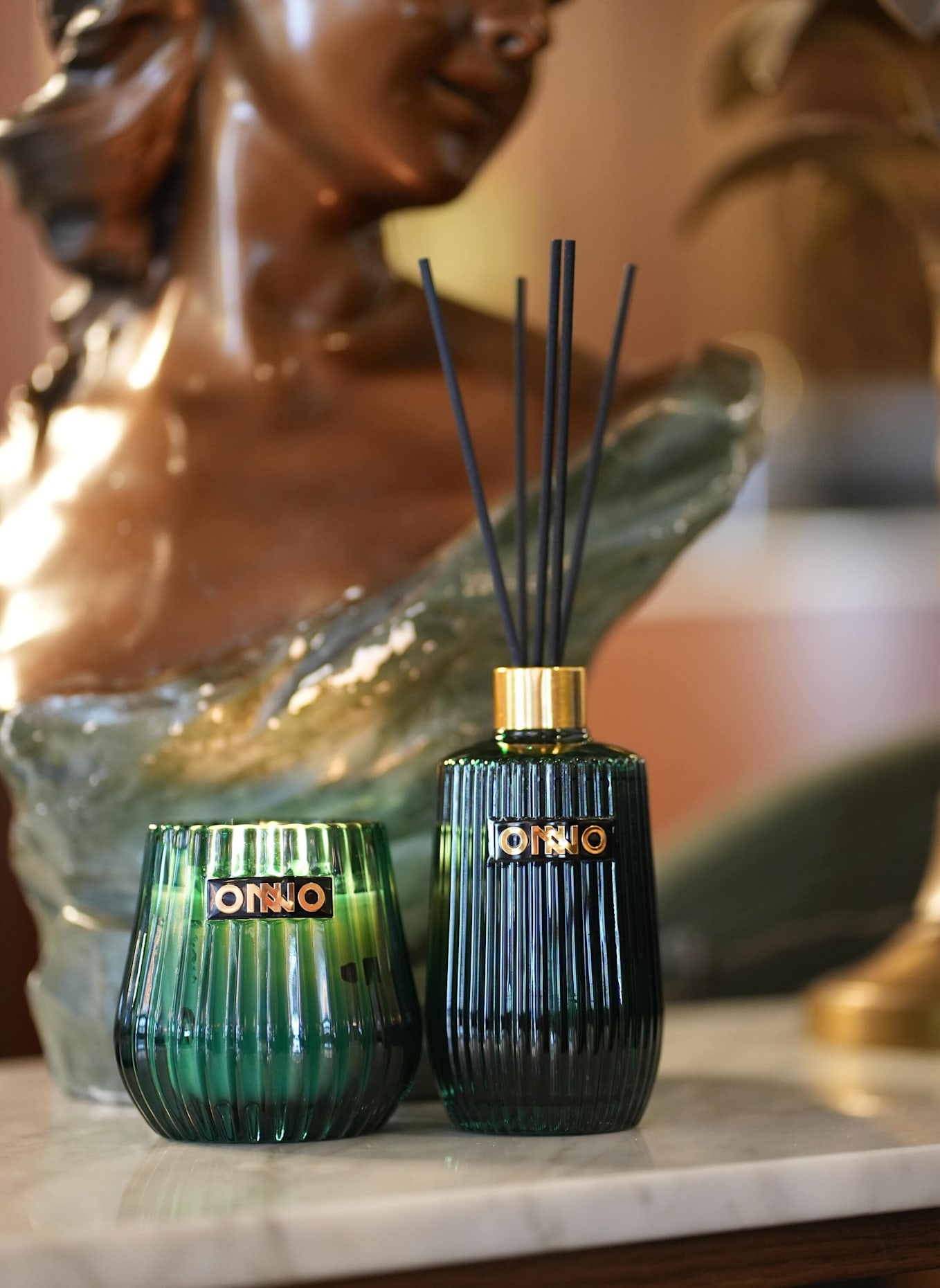 ONNO Collection Geschenkbox Kerze & Diffusor ECLECTIC SAGE: GRÜN