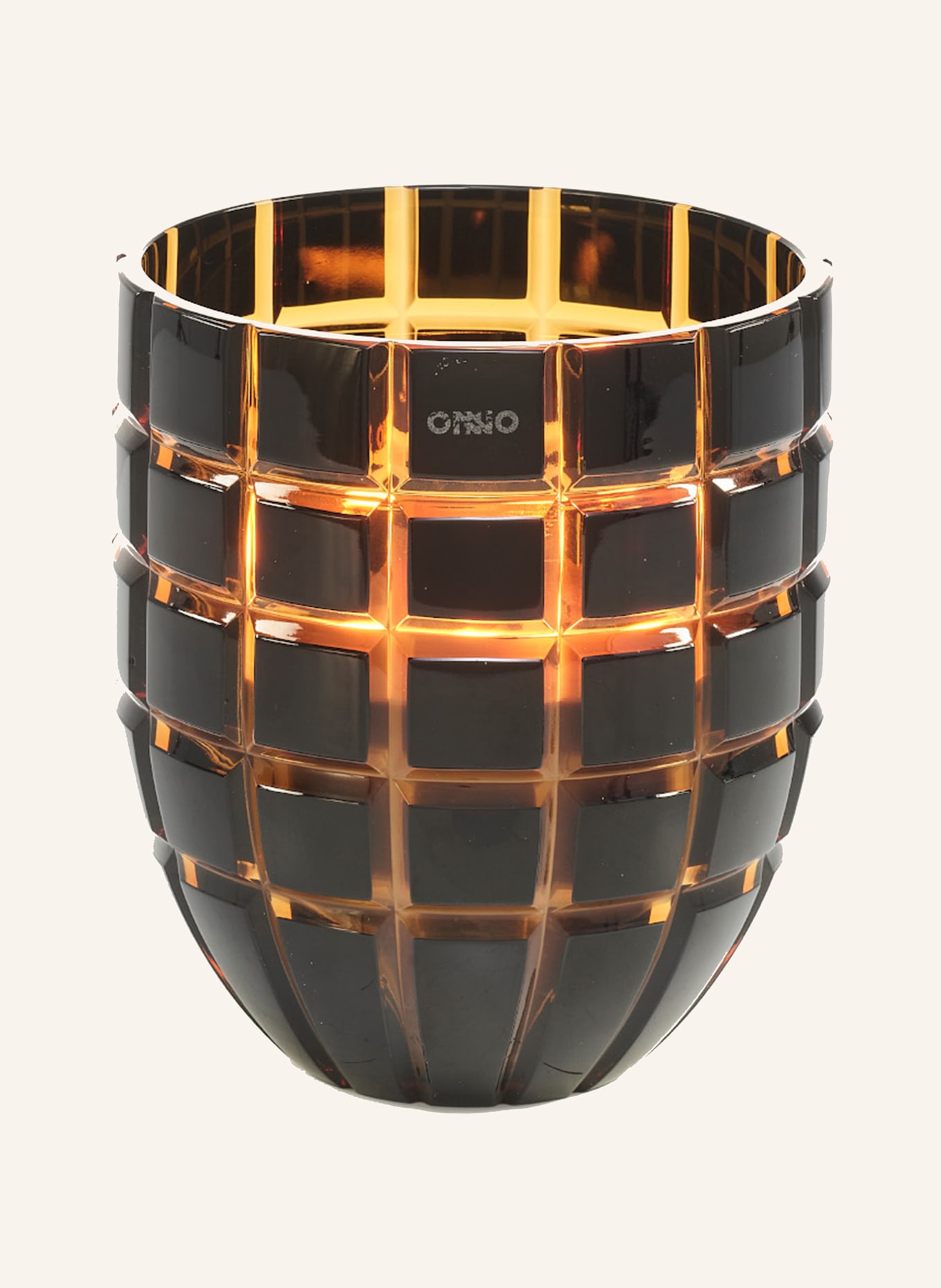 ONNO Collection Duftkerze FOREVER CRYSTAL GOLD: BRAUN