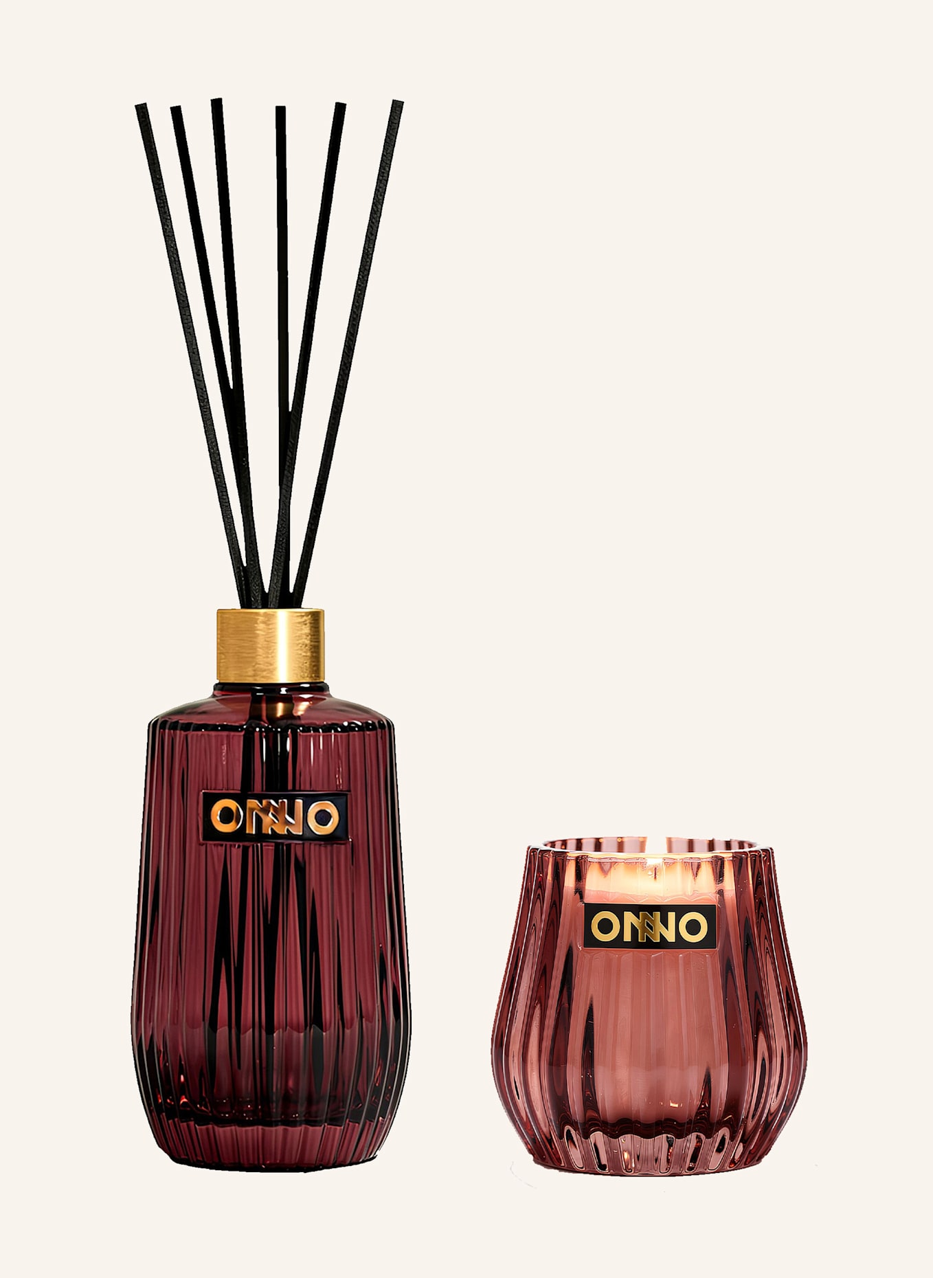 ONNO Collection Geschenkbox Kerze & Diffusor ECLECTIC PRECIOUS OUD: LILA