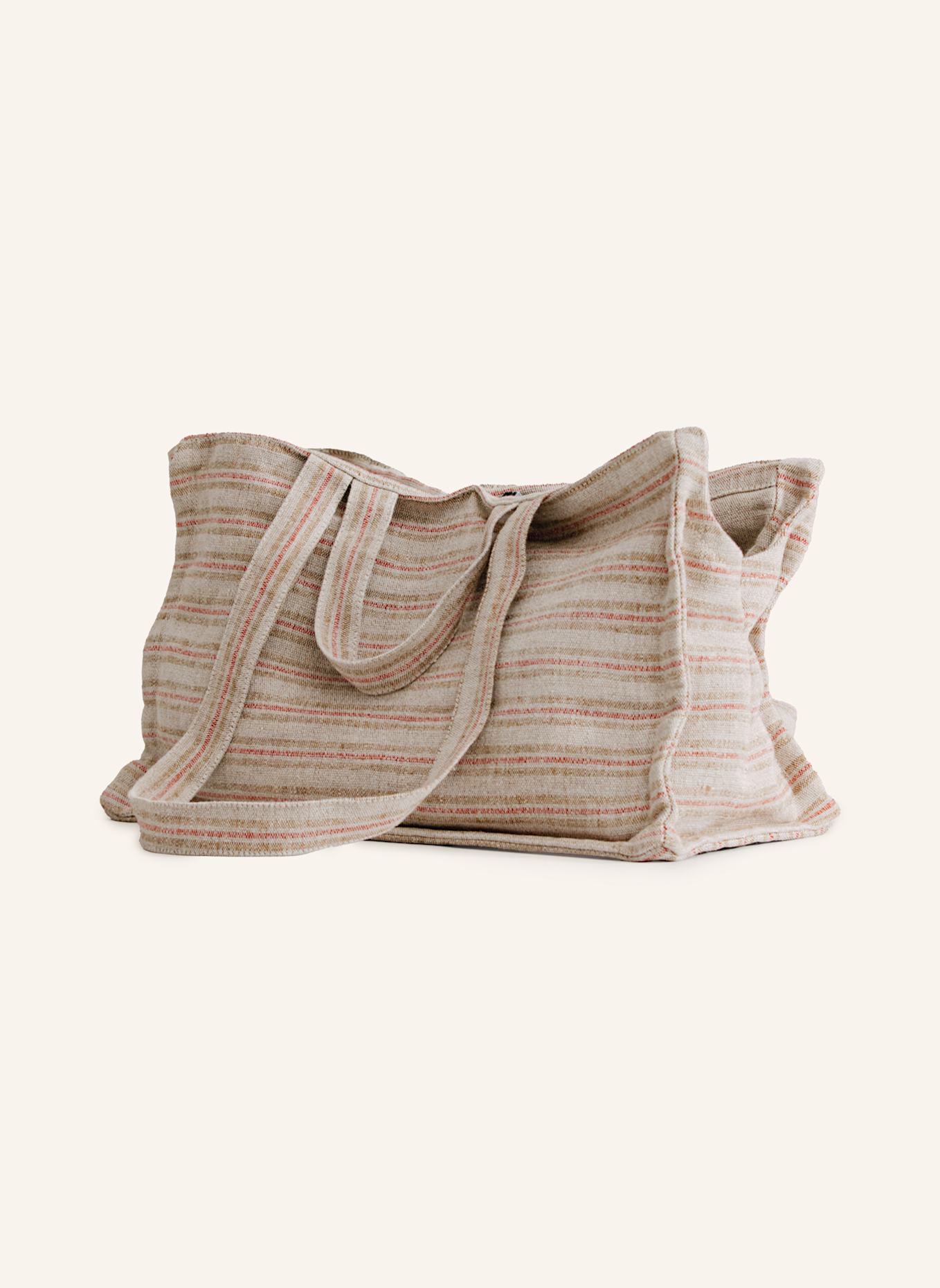 Pintu Hunde Shopper VERANO PORTOFINO: BEIGE/ ROT/ GRÜN