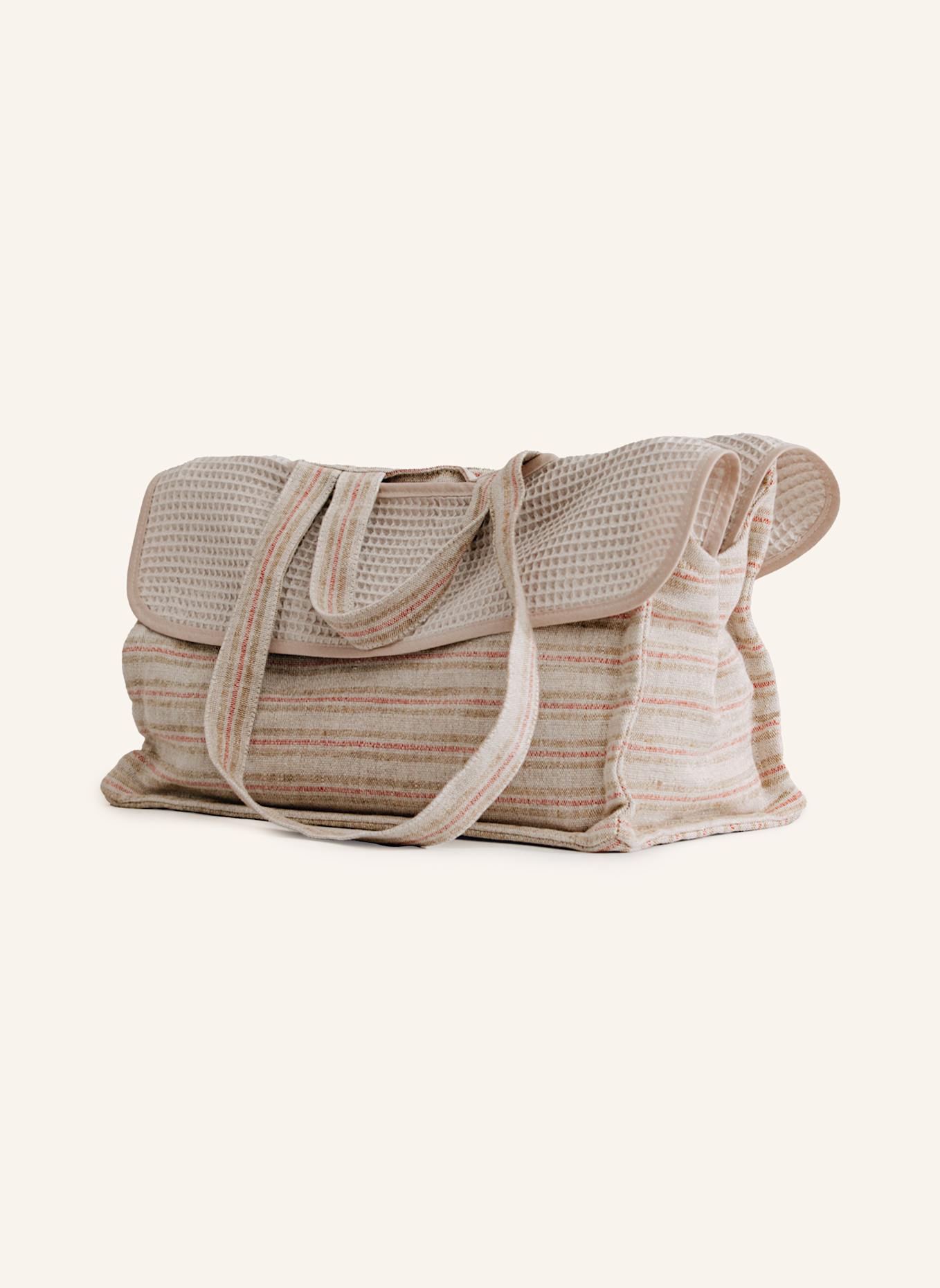 Pintu Hunde Shopper VERANO PORTOFINO: BEIGE/ ROT/ GRÜN