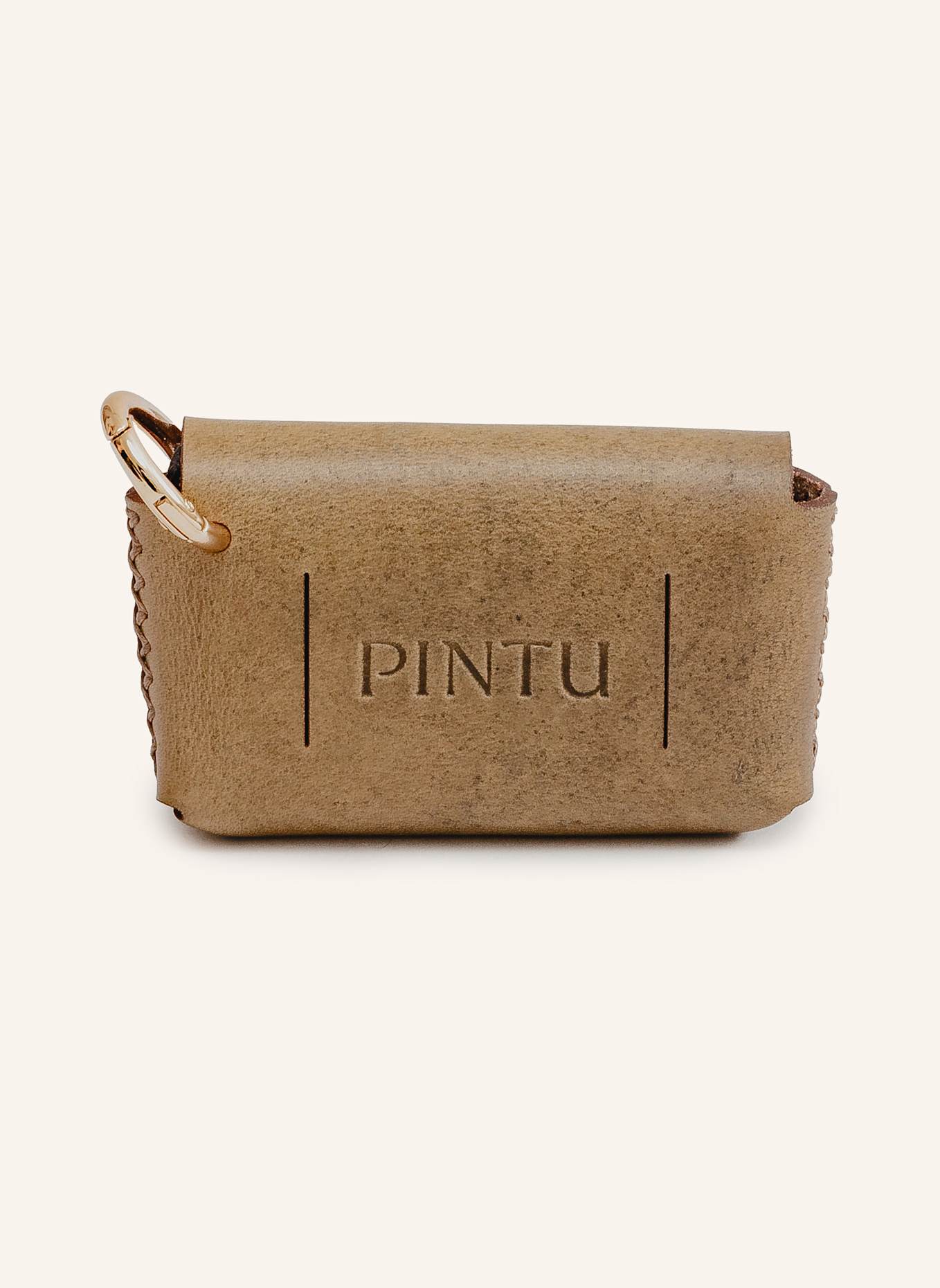 Pintu Kotbeutelhalter mit Beschlag aus Messing: OLIV