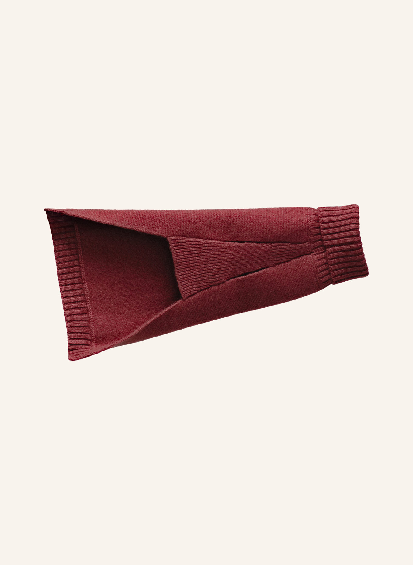 Pintu Hundepullover aus Cashmere: ROT/ PINK