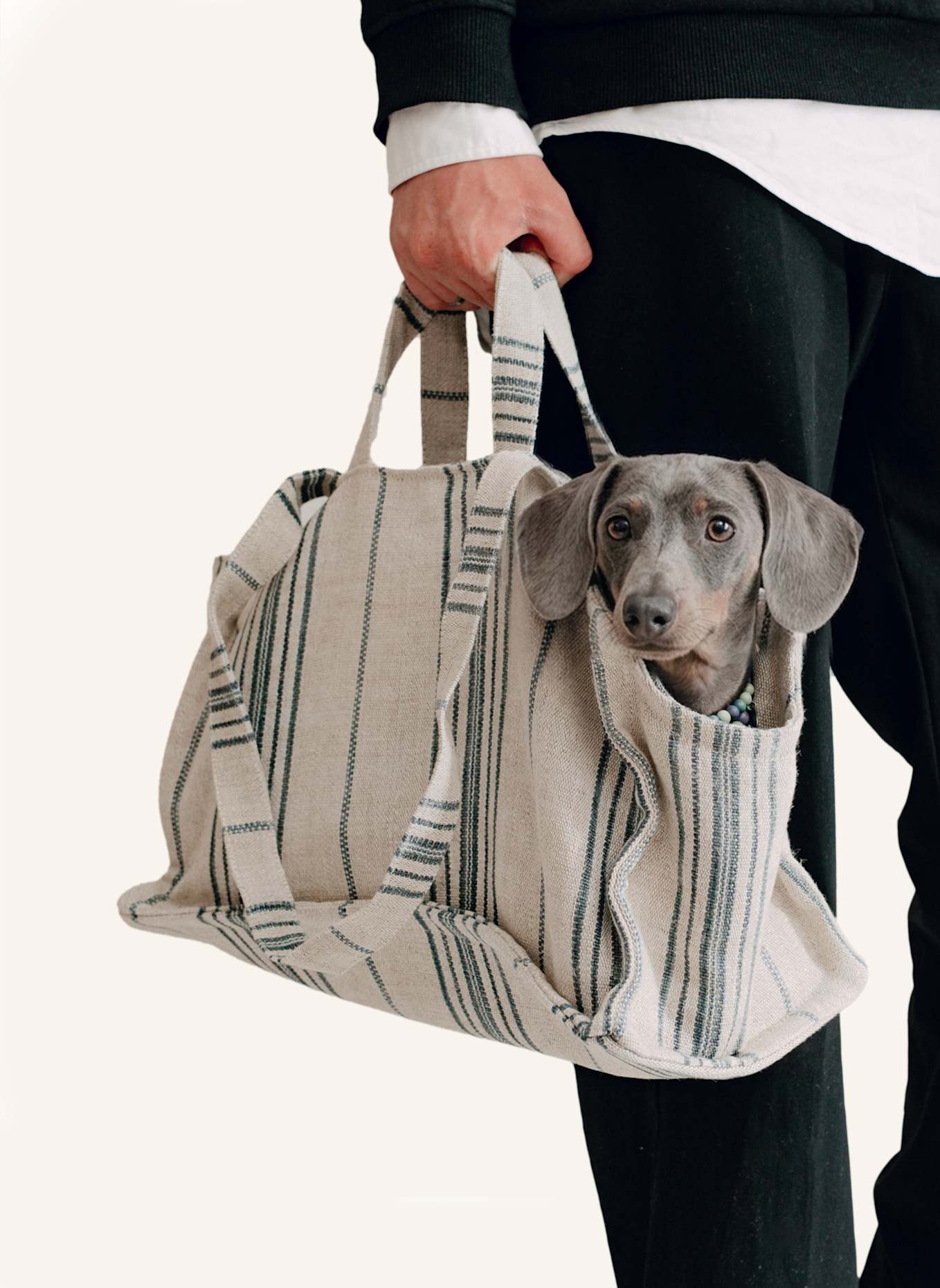 Pintu Hunde Shopper VERANO PORTOFINO: BLAU/ GRAU