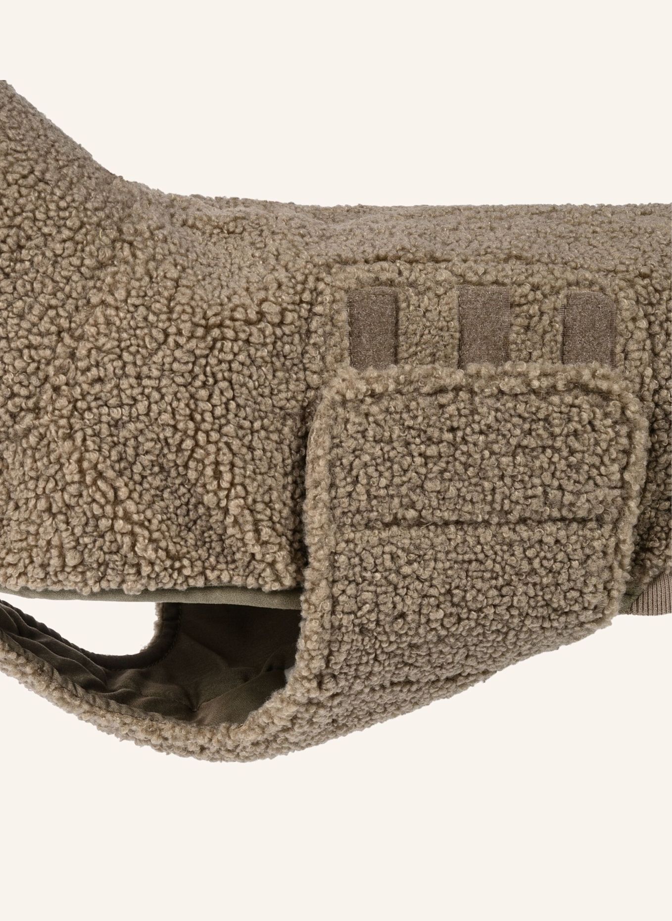 WOOFSTUFF Hundepullover DERBY PLUSH DACKEL: TAUPE
