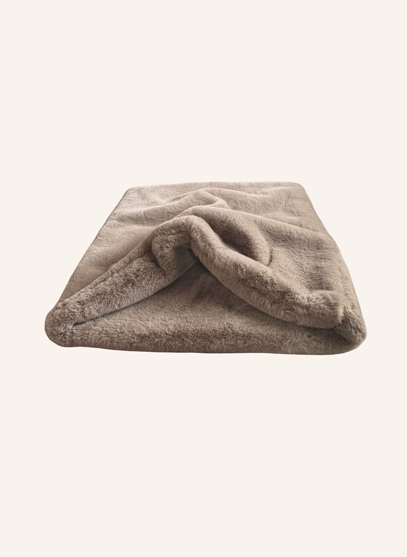 WOOFSTUFF Hundeschlafsack FLUFFY: TAUPE
