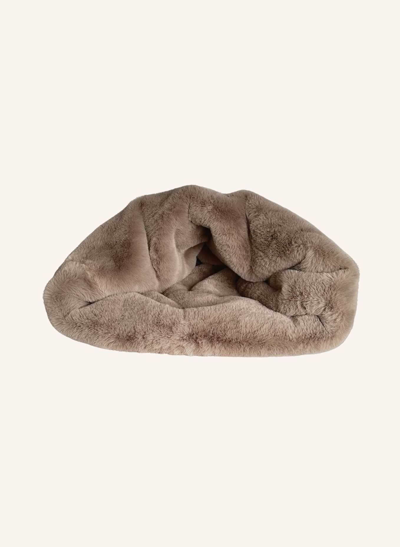 WOOFSTUFF Hundeschlafsack FLUFFY: TAUPE