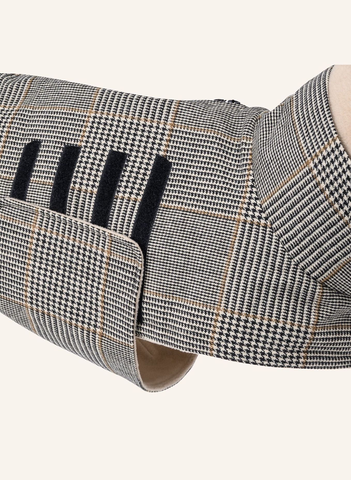 WOOFSTUFF Cloud7 Hundemantel BROOKLYN SHERLOCK: BEIGE / SCHWARZ / BRAUN