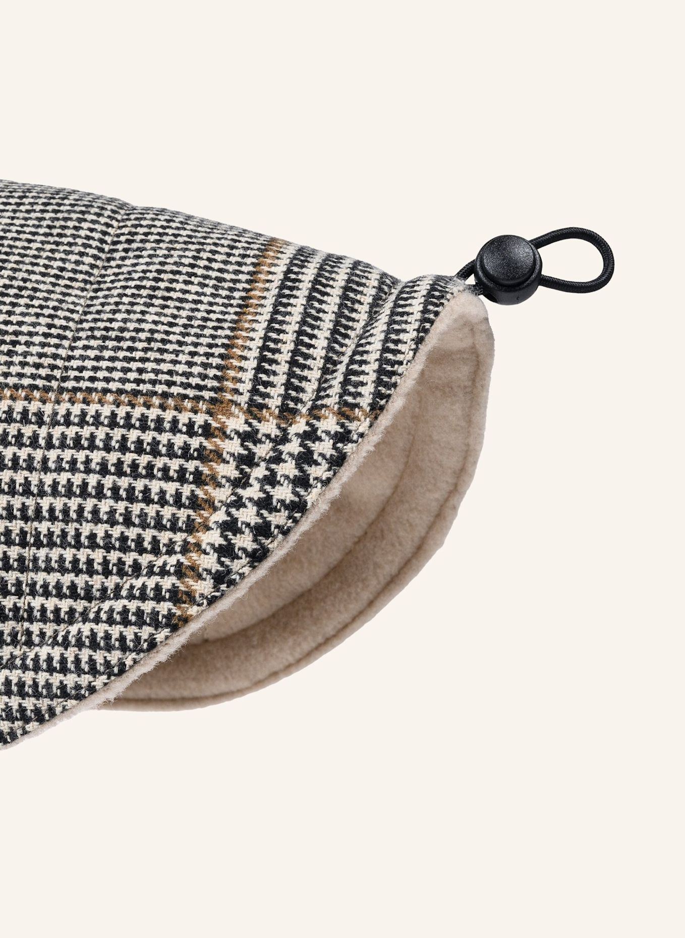 WOOFSTUFF Hundemantel BROOKLYN SHERLOCK DACKEL: BEIGE / SCHWARZ / BRAUN
