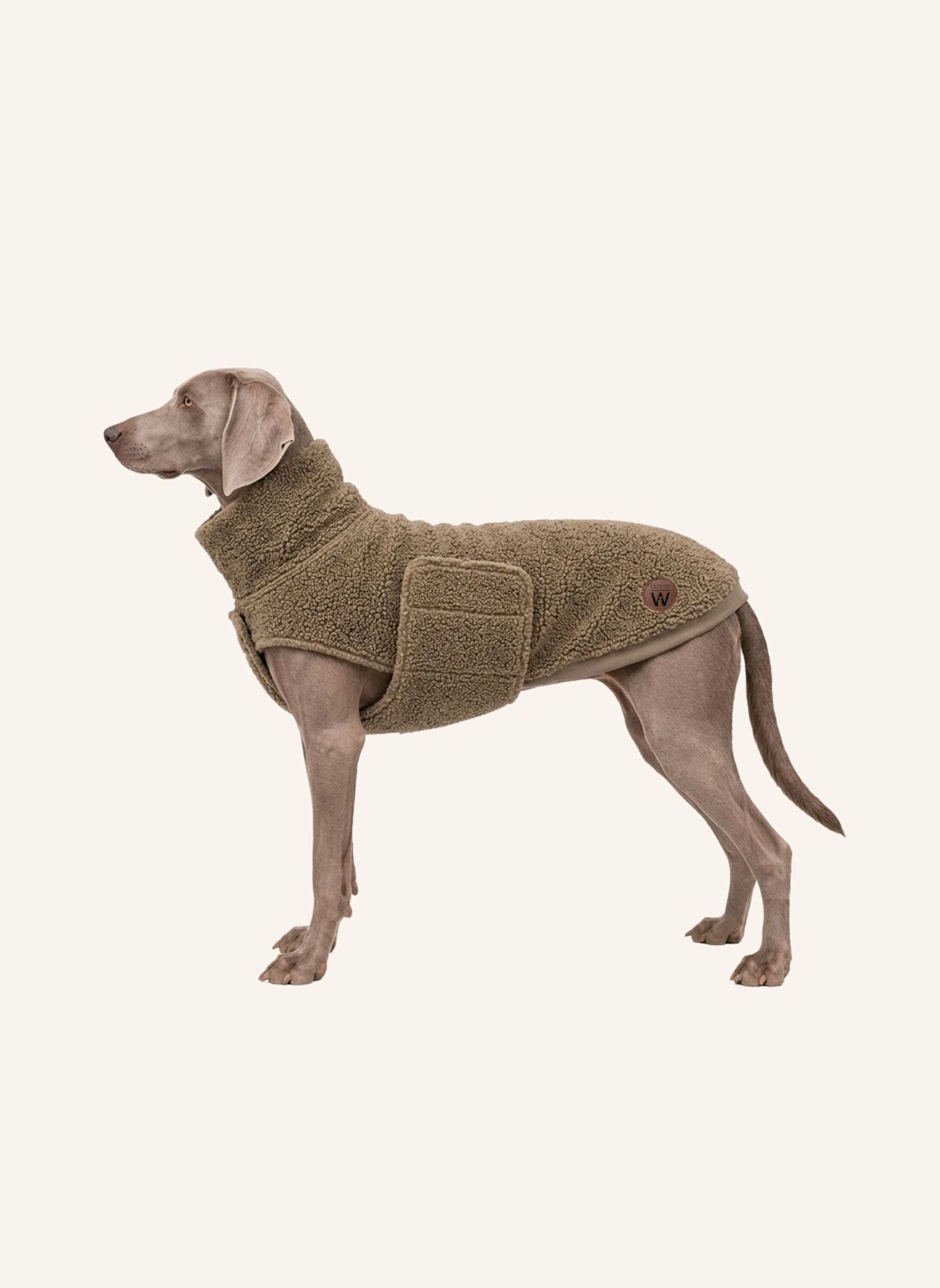 WOOFSTUFF Cloud7 Hundepullover DERBY PLUSH: TAUPE