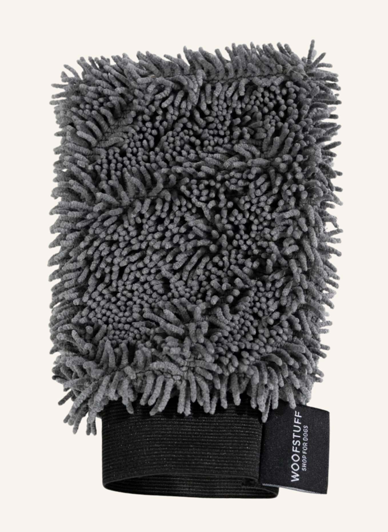 WOOFSTUFF Hunde-Trockenhandschuh QUICK DRY: GRAU