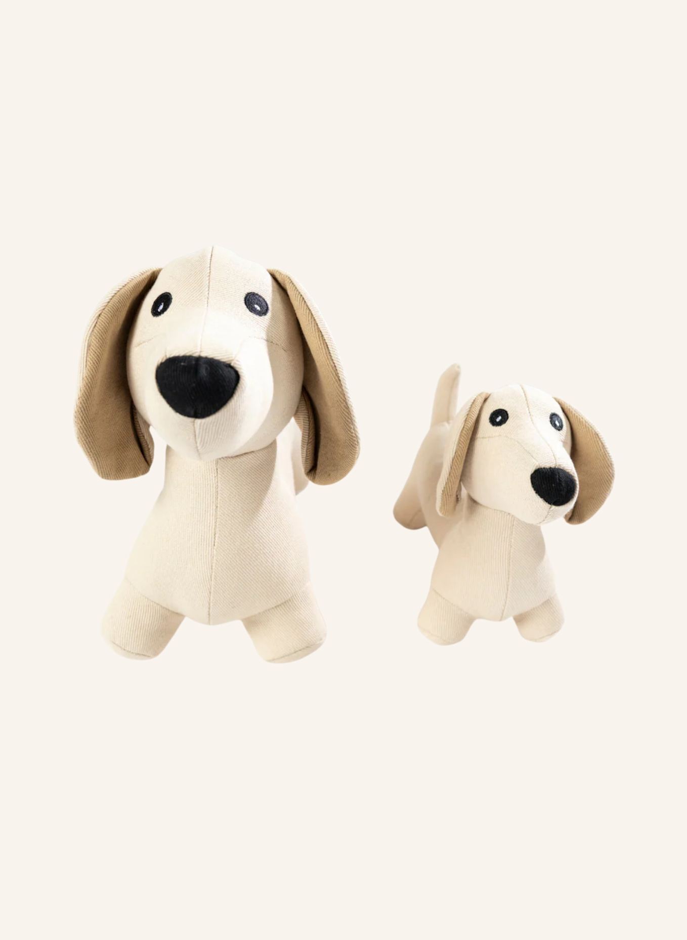 WOOFSTUFF Hundespielzeug DACKEL PEPE: BEIGE