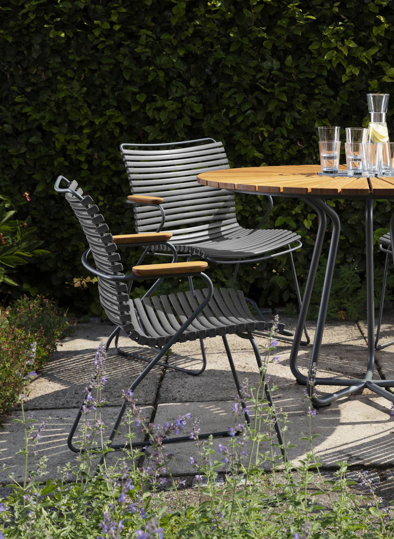 HOUE Gartenstuhl CLICK DINING: GRAU