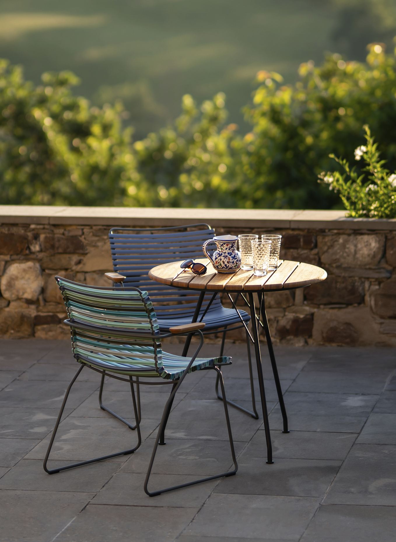 HOUE Gartenstuhl CLICK DINING: BLAU