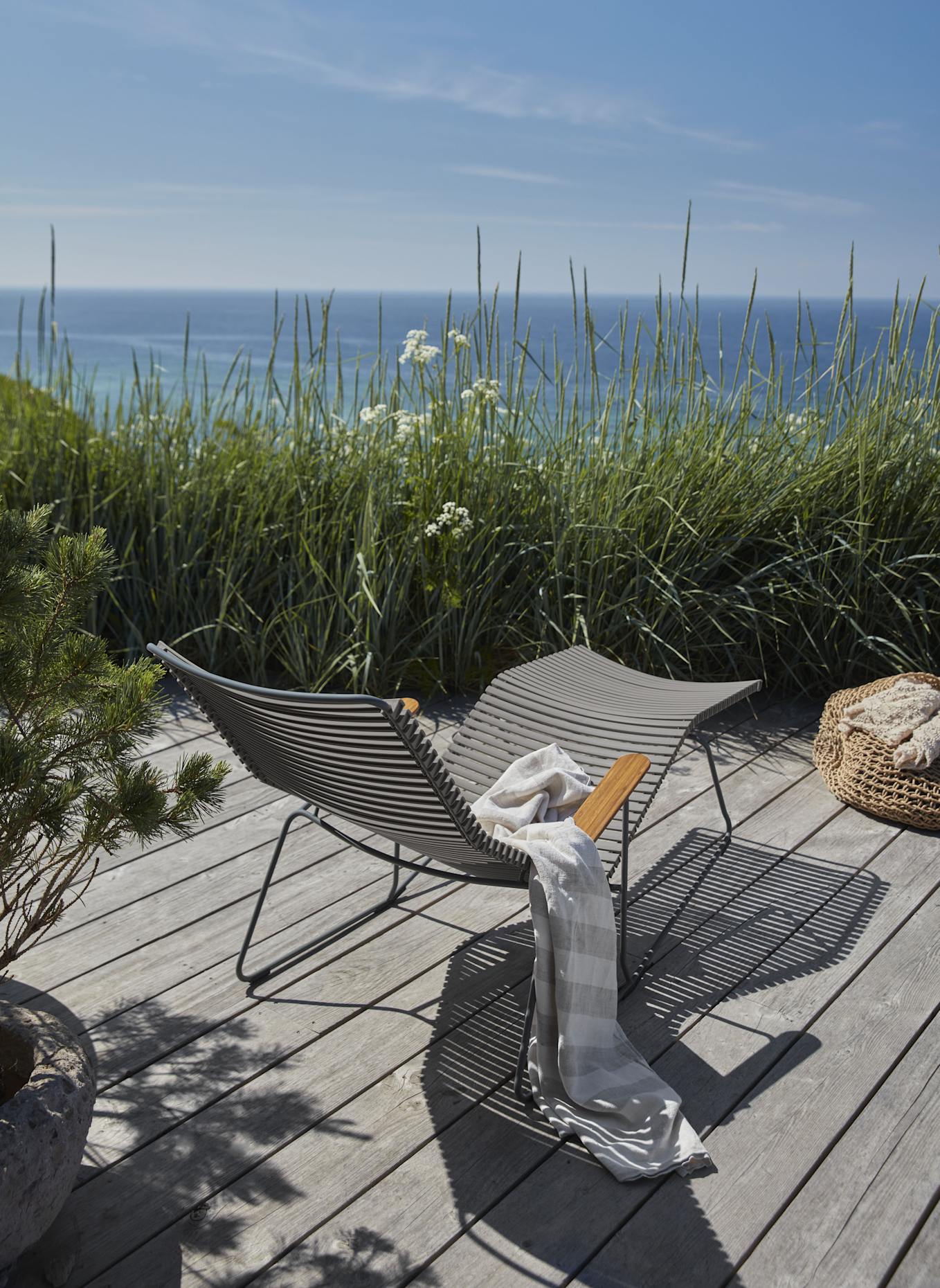 HOUE Gartenliege CLICK: GRAU