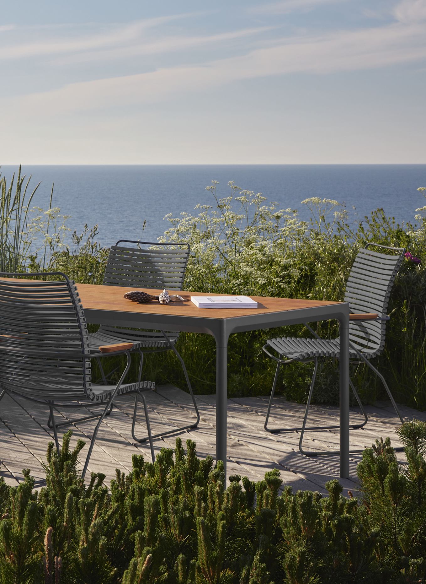 HOUE Gartenstuhl CLICK DINING TALL: GRAU