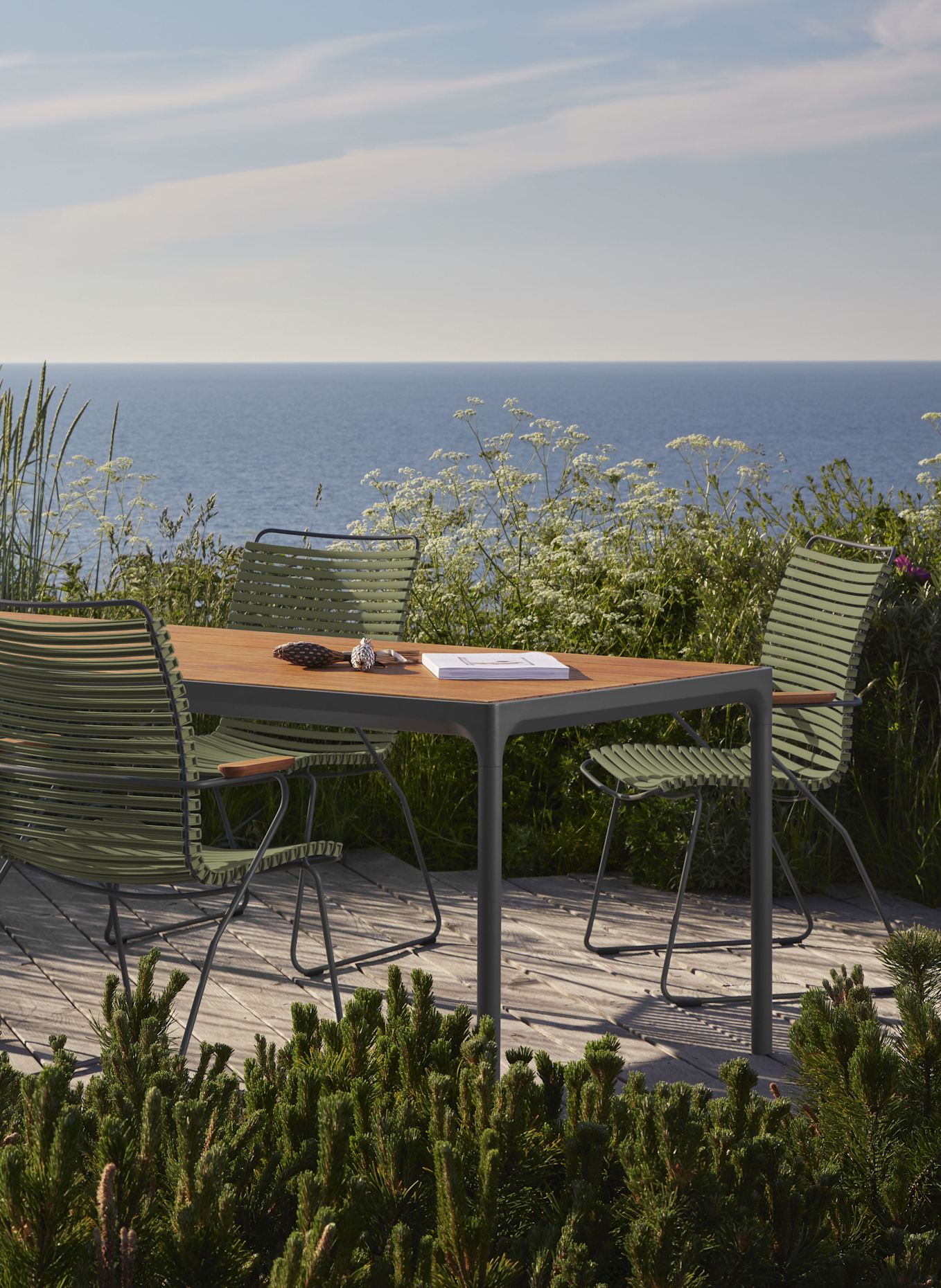 HOUE Gartenstuhl CLICK DINING TALL: GRÜN