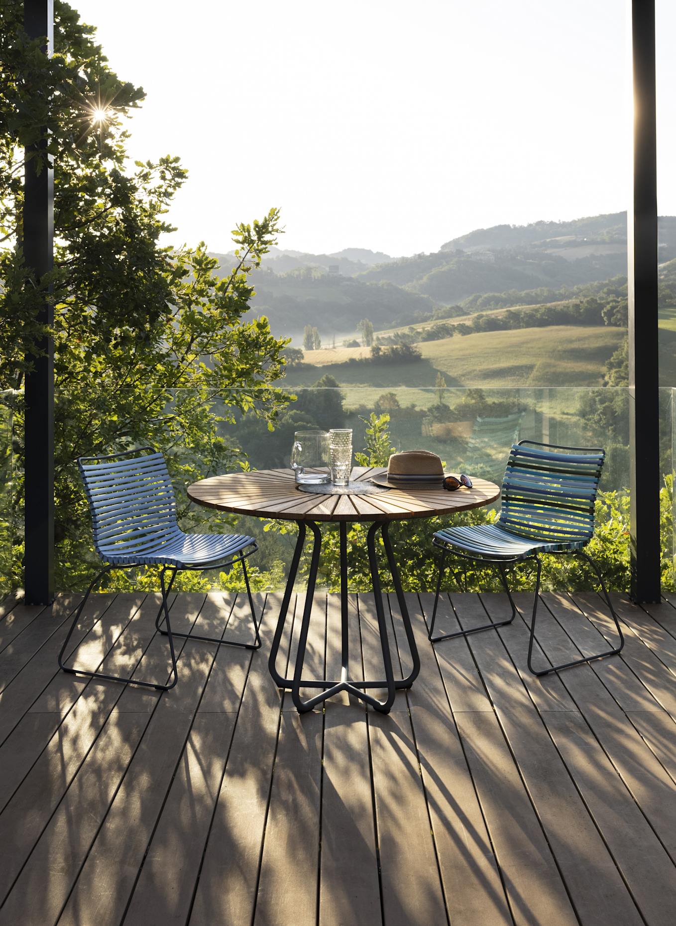 HOUE Gartenstuhl CLICK: BLAU