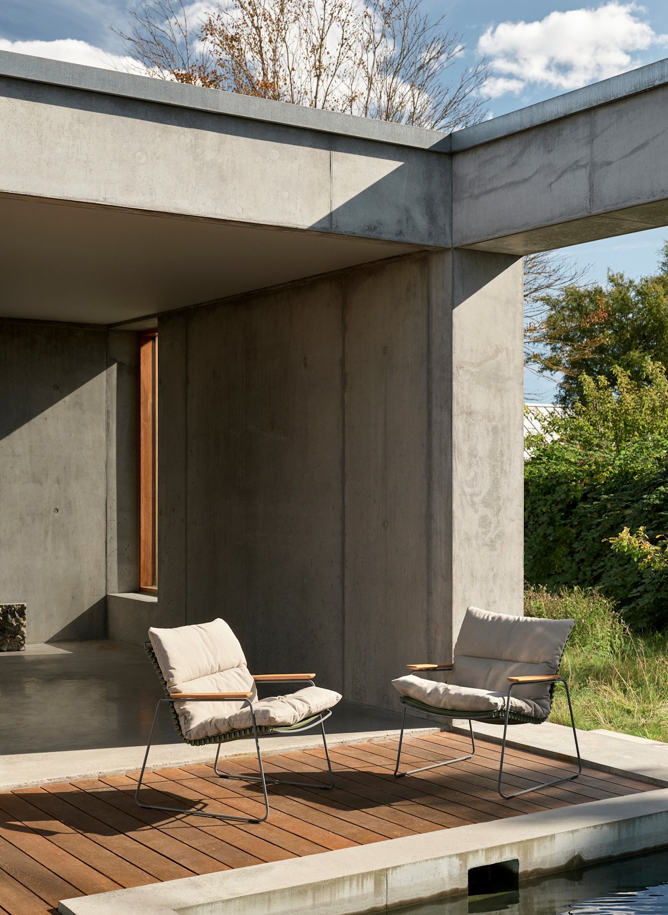 HOUE Loungechair CLICK ROOMY: HELLBLAU