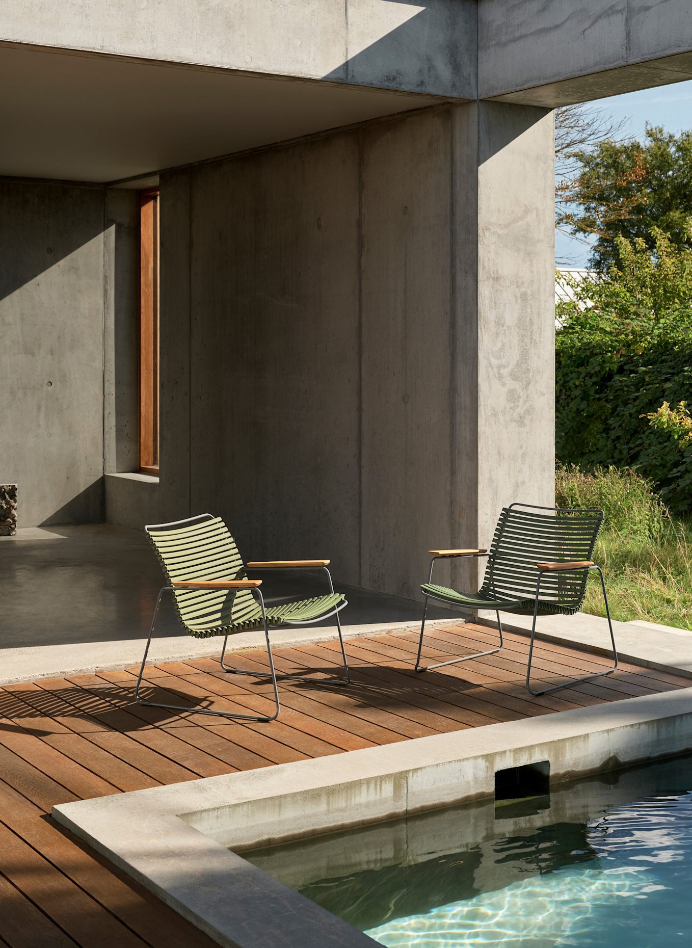 HOUE Loungechair CLICK ROOMY: GRÜN