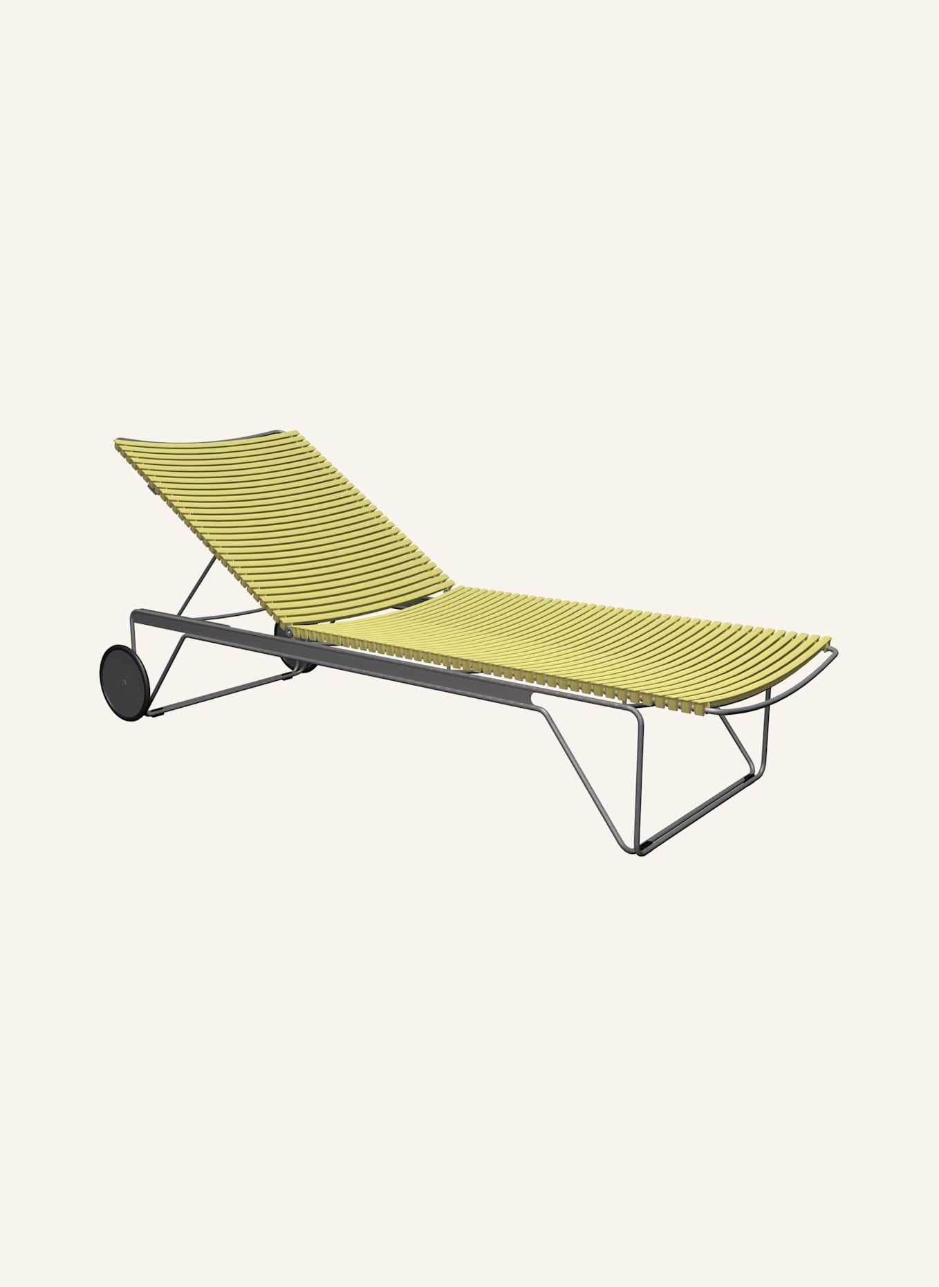 HOUE Gartenliege CLICK ADJUSTABLE: GELB