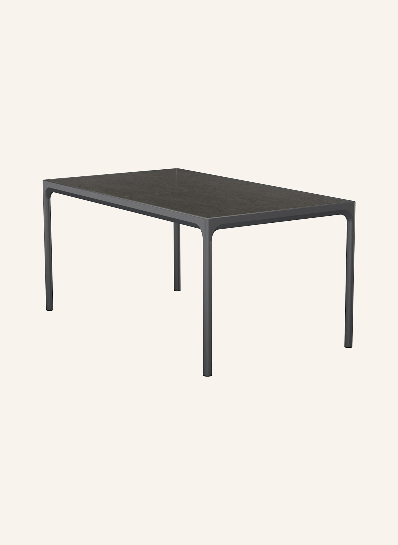 HOUE Gartentisch FOUR CERAMIC: GRAU