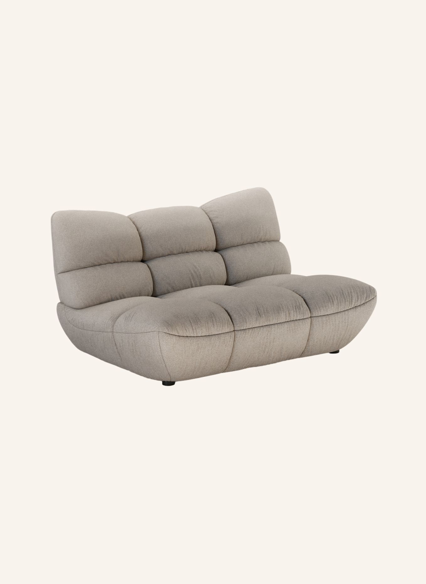 nydo Pomodoro 2-Sitzer Sofa Flachgewebe: TAUPE