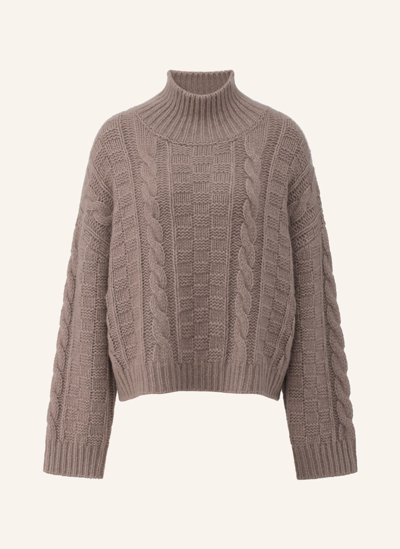 LU REN Pullover JADE aus Kaschmir und Seide: BEIGE