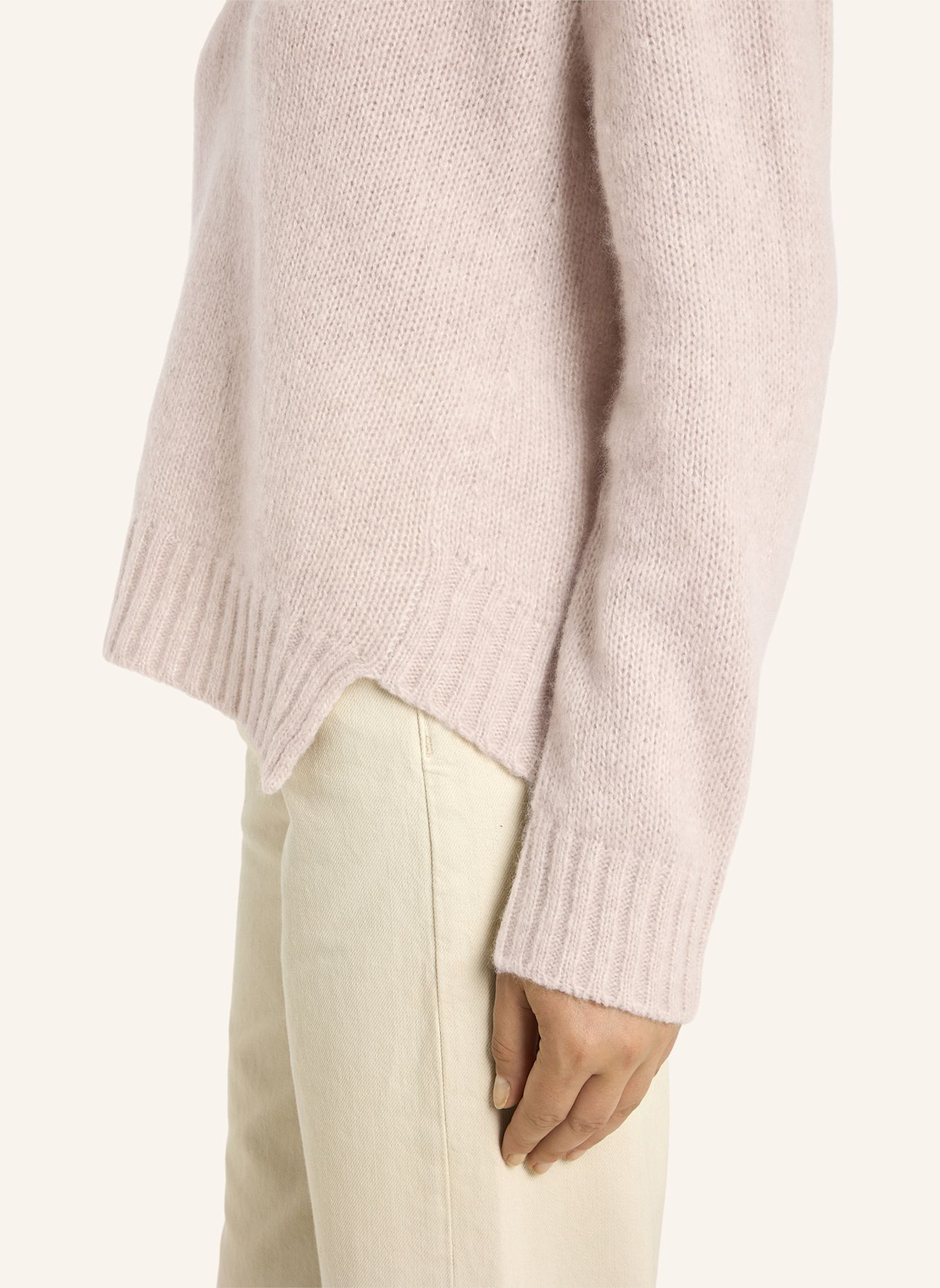 LU REN Pullover Aus Kaschmir Und Seide Deene: BEIGE