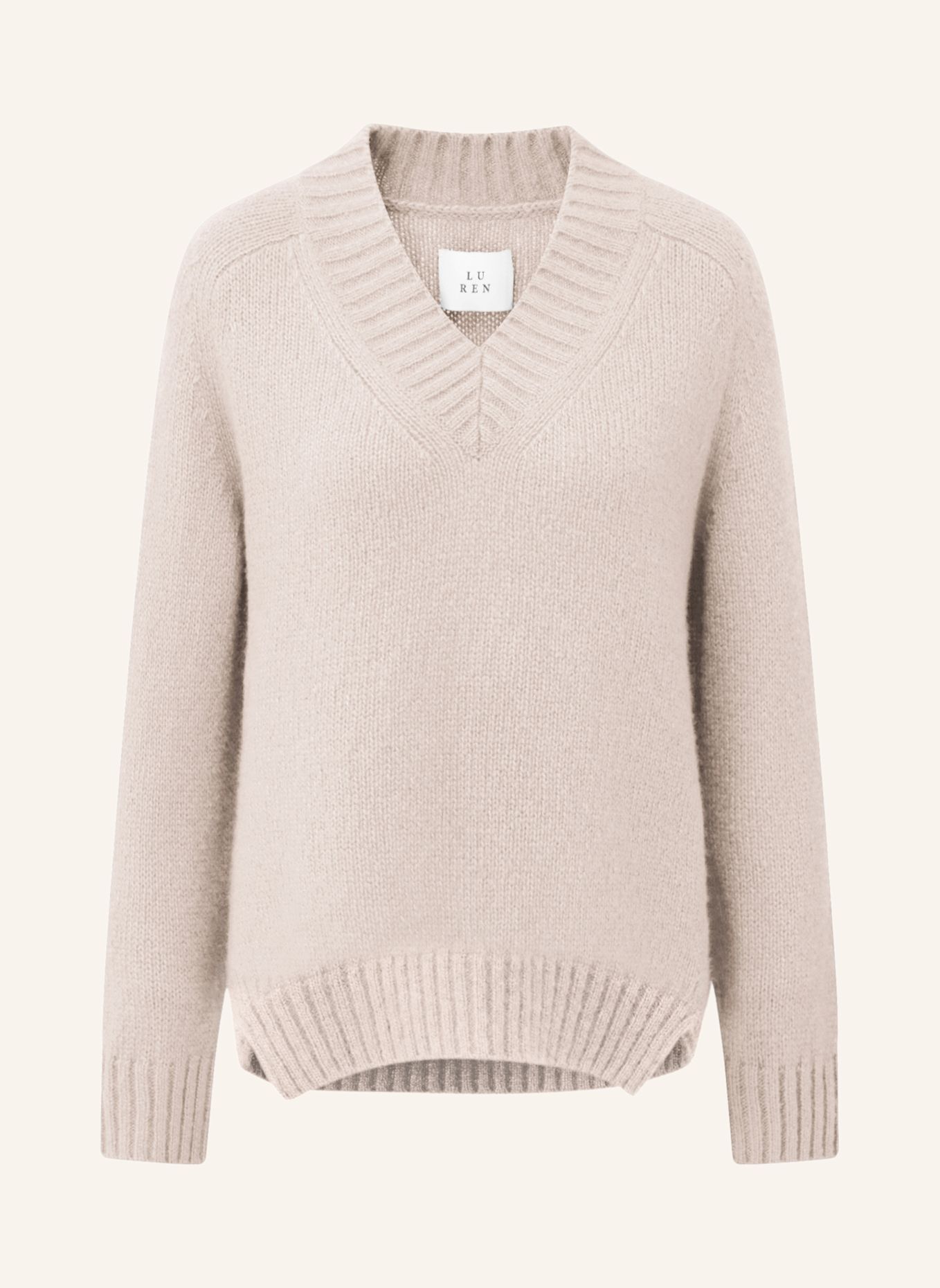 LU REN Pullover Aus Kaschmir Und Seide Deene: BEIGE