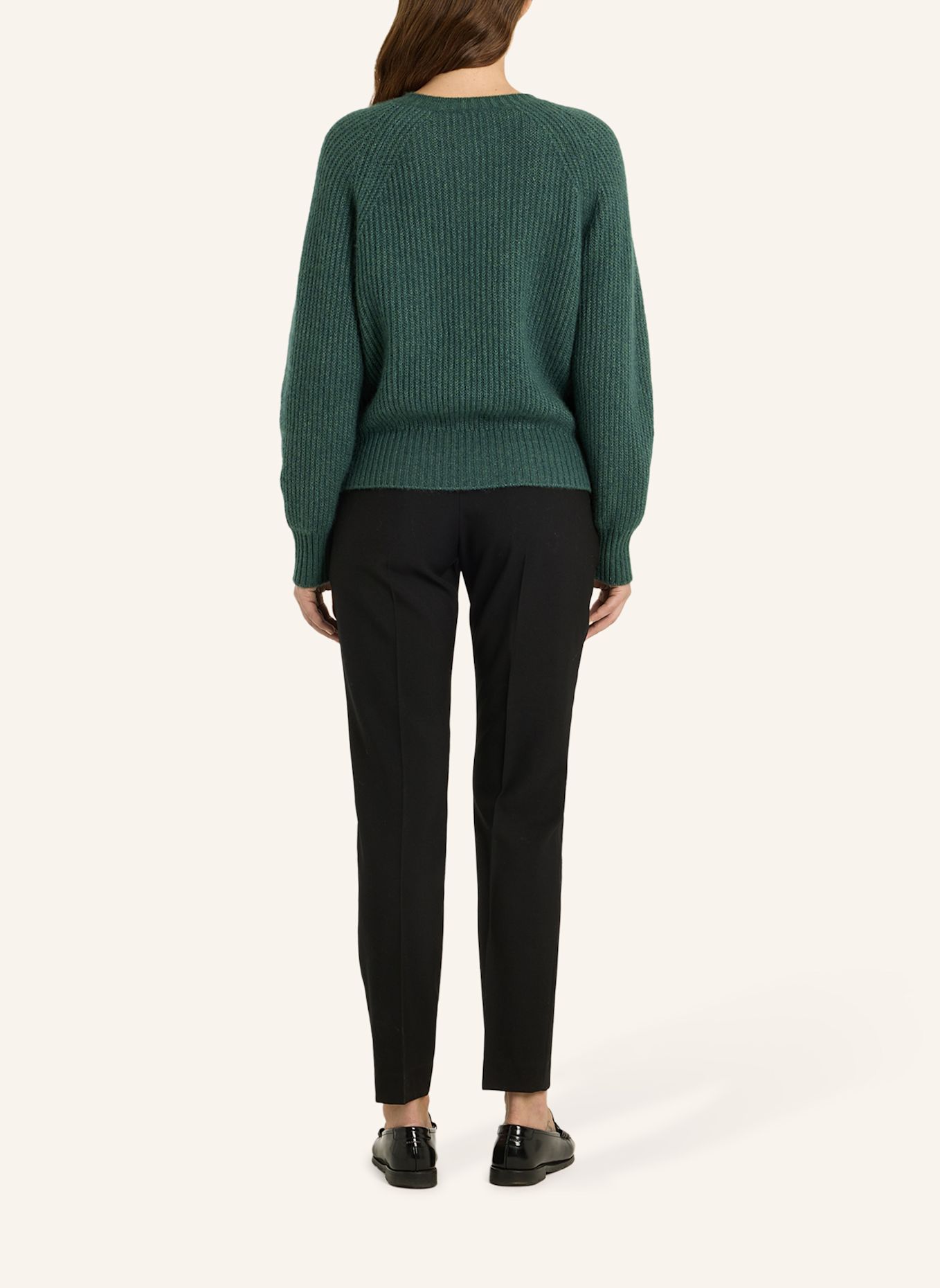 LU REN Cardigan SADIE aus Kaschmir und Seide: GRÜN