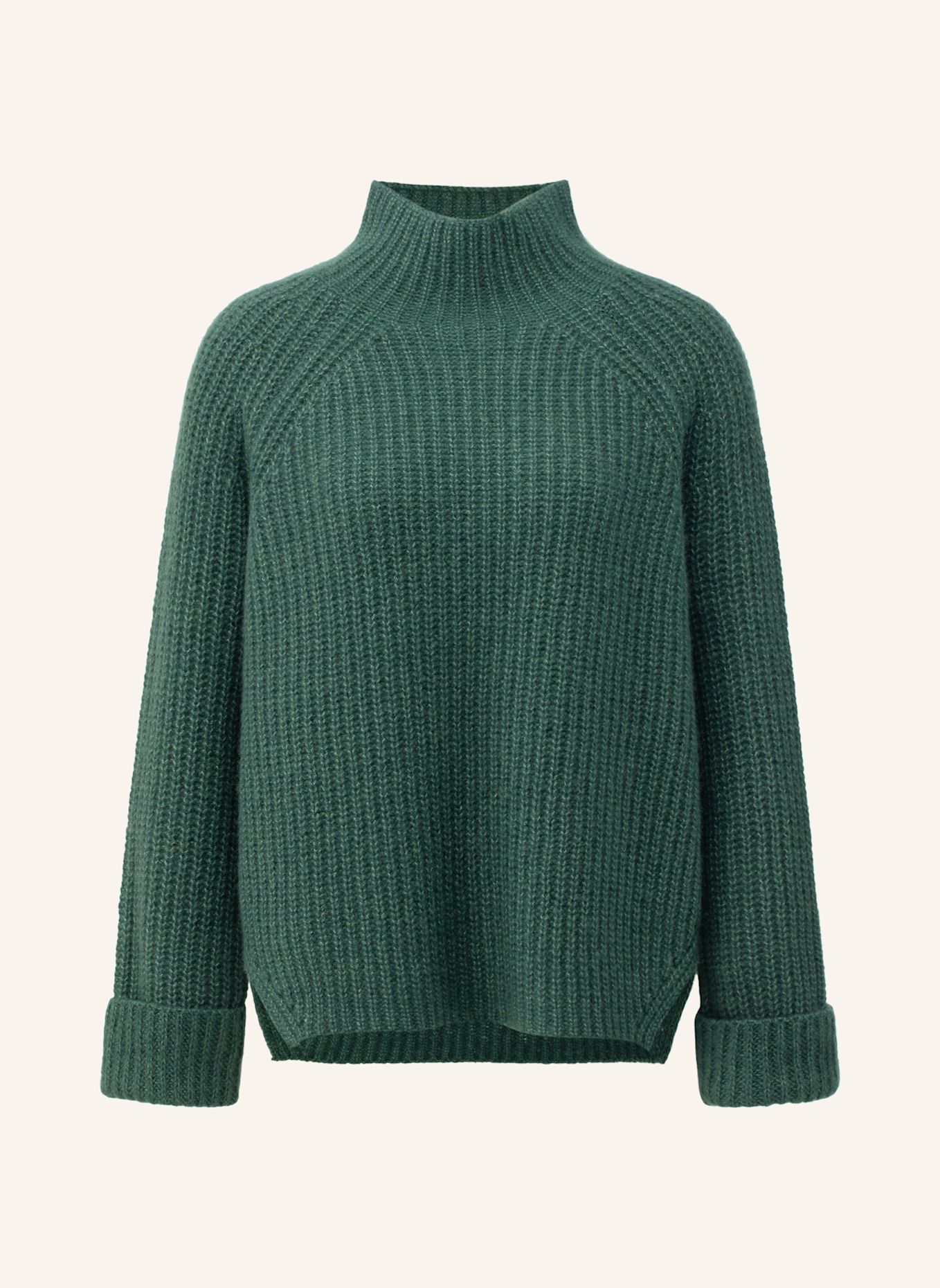 LU REN Pullover YUNA aus Kaschmir und Seide: GRÜN