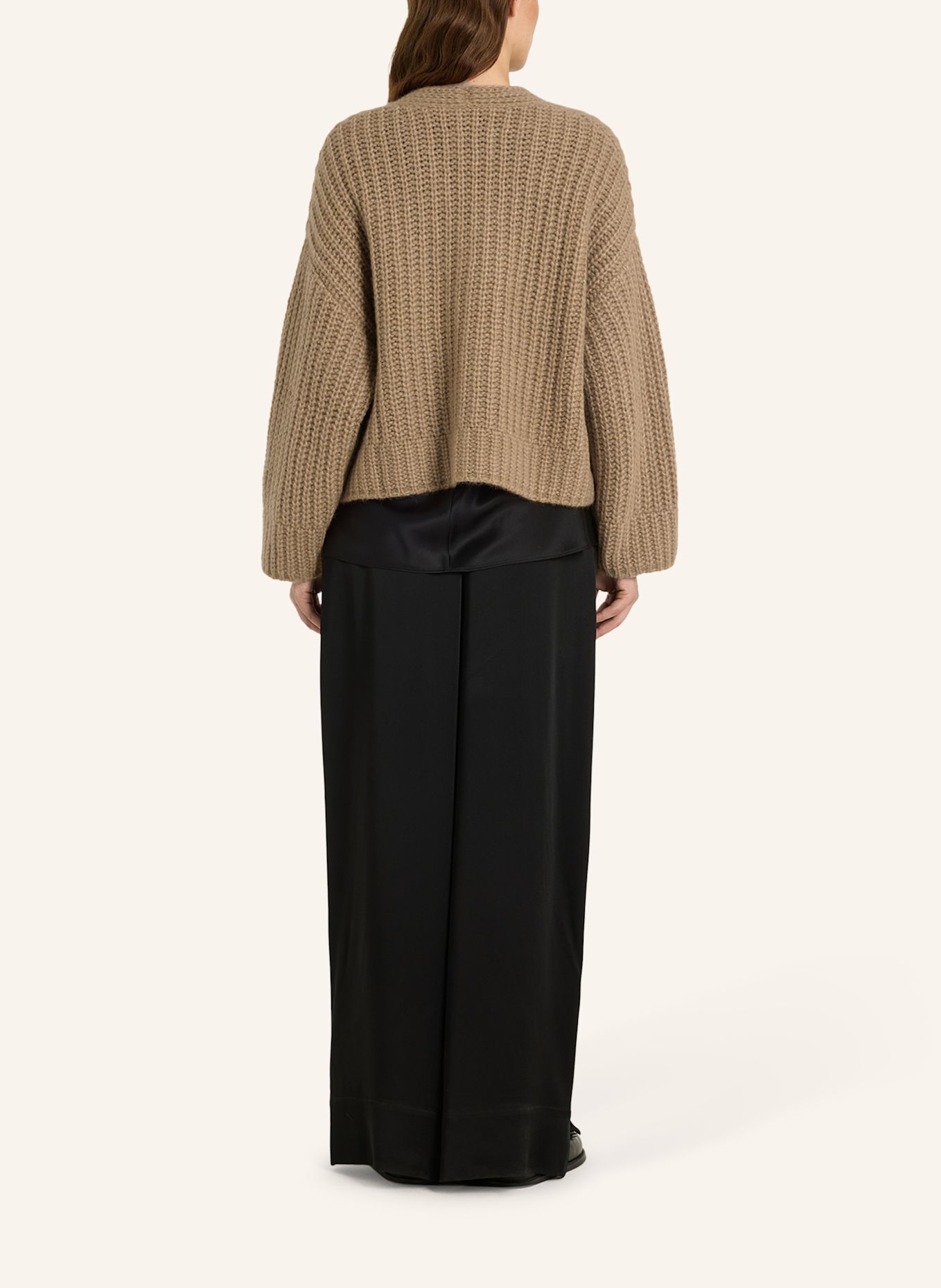 LU REN Cardigan GATHA Aus Kaschmir Und Seide: CAMEL