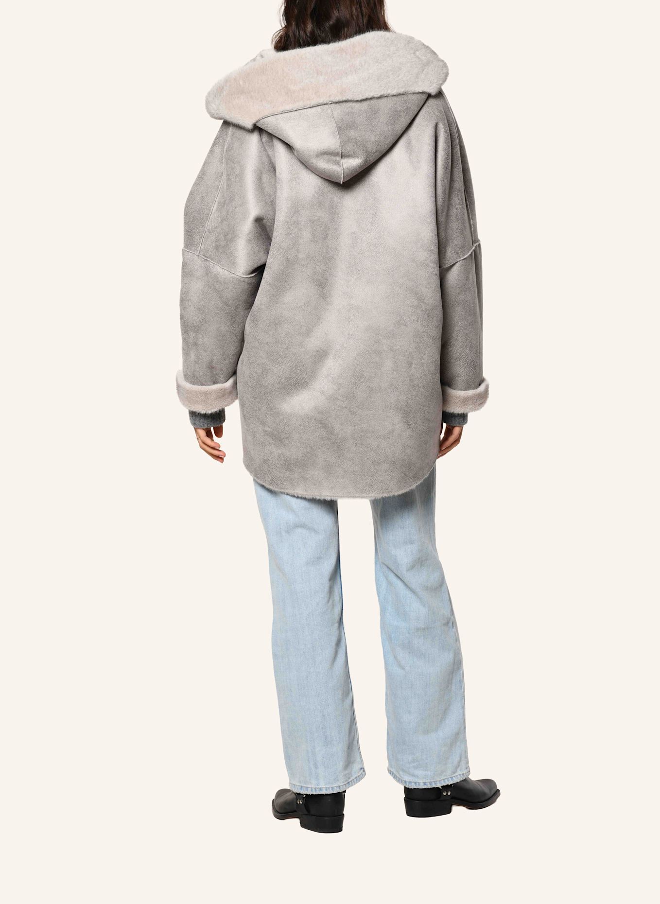White Label Capejacke Wende-Capejacke: BEIGE