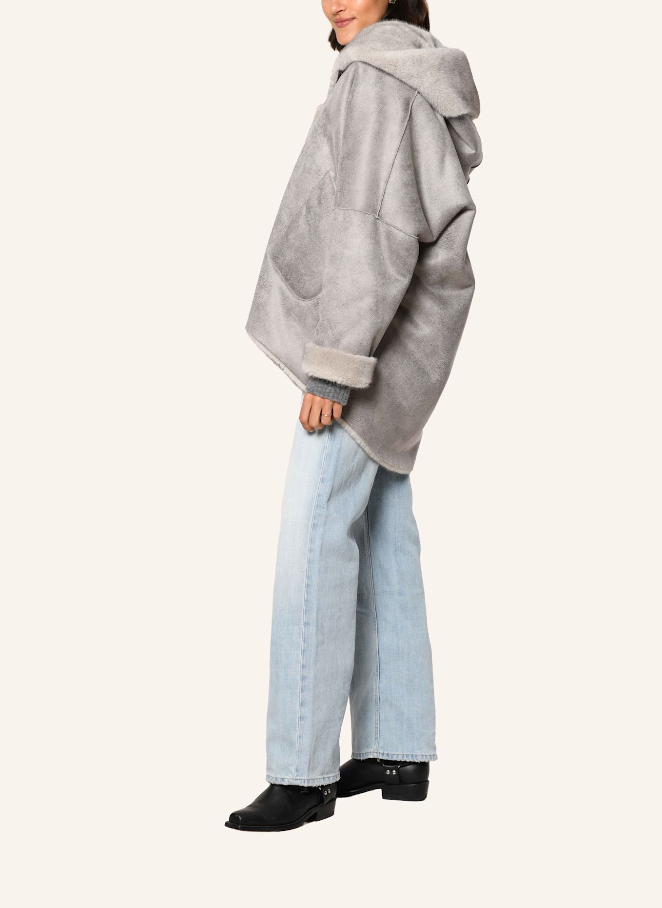 White Label Capejacke Wende-Capejacke: BEIGE