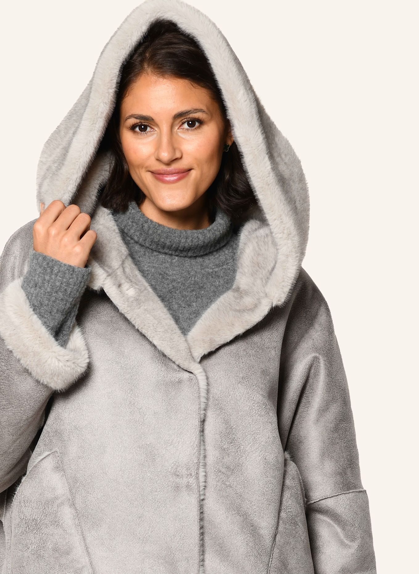 White Label Capejacke Wende-Capejacke: BEIGE