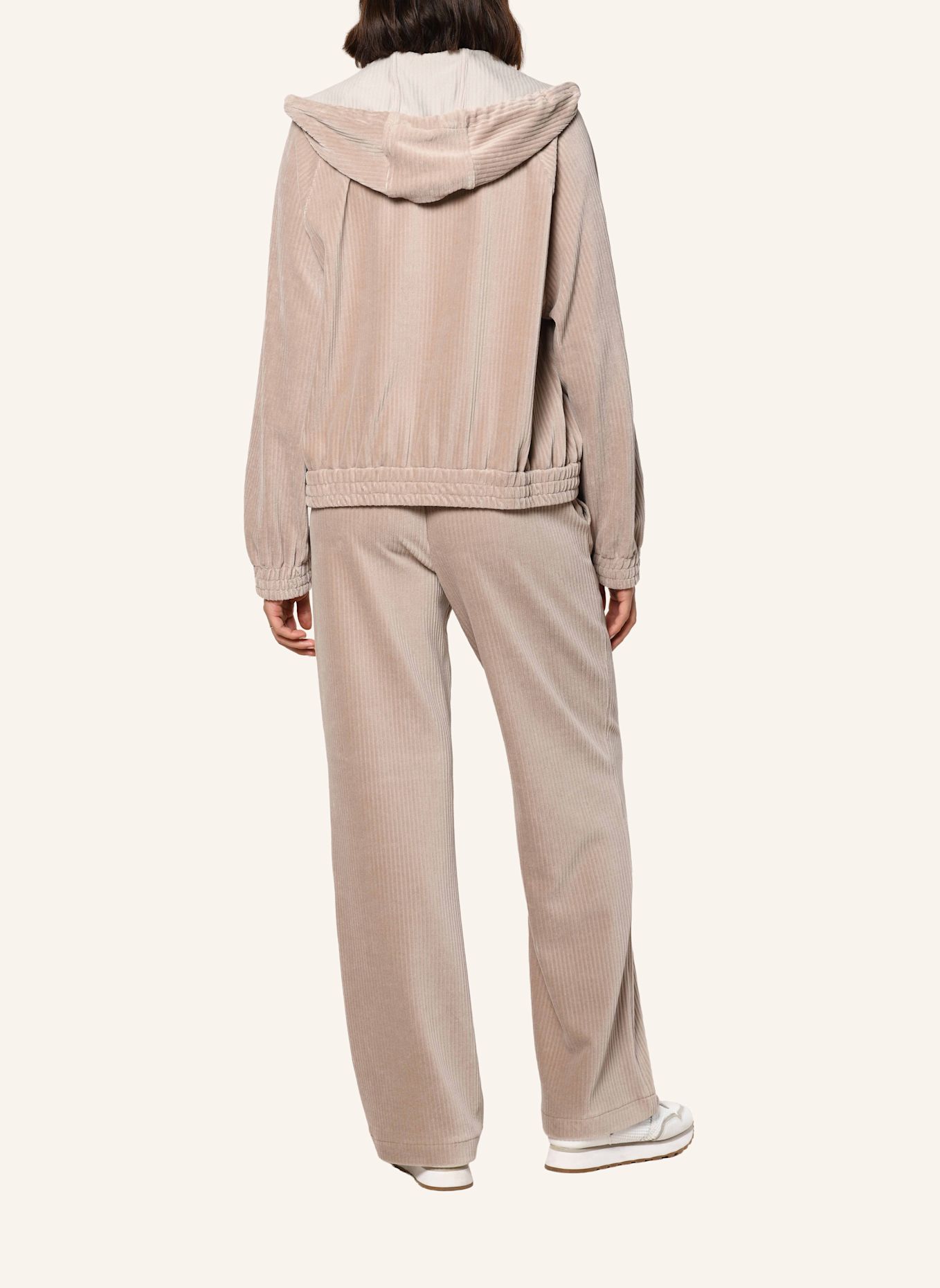 White Label Jacke Baumwoll Jersey Cord Blouson: BEIGE