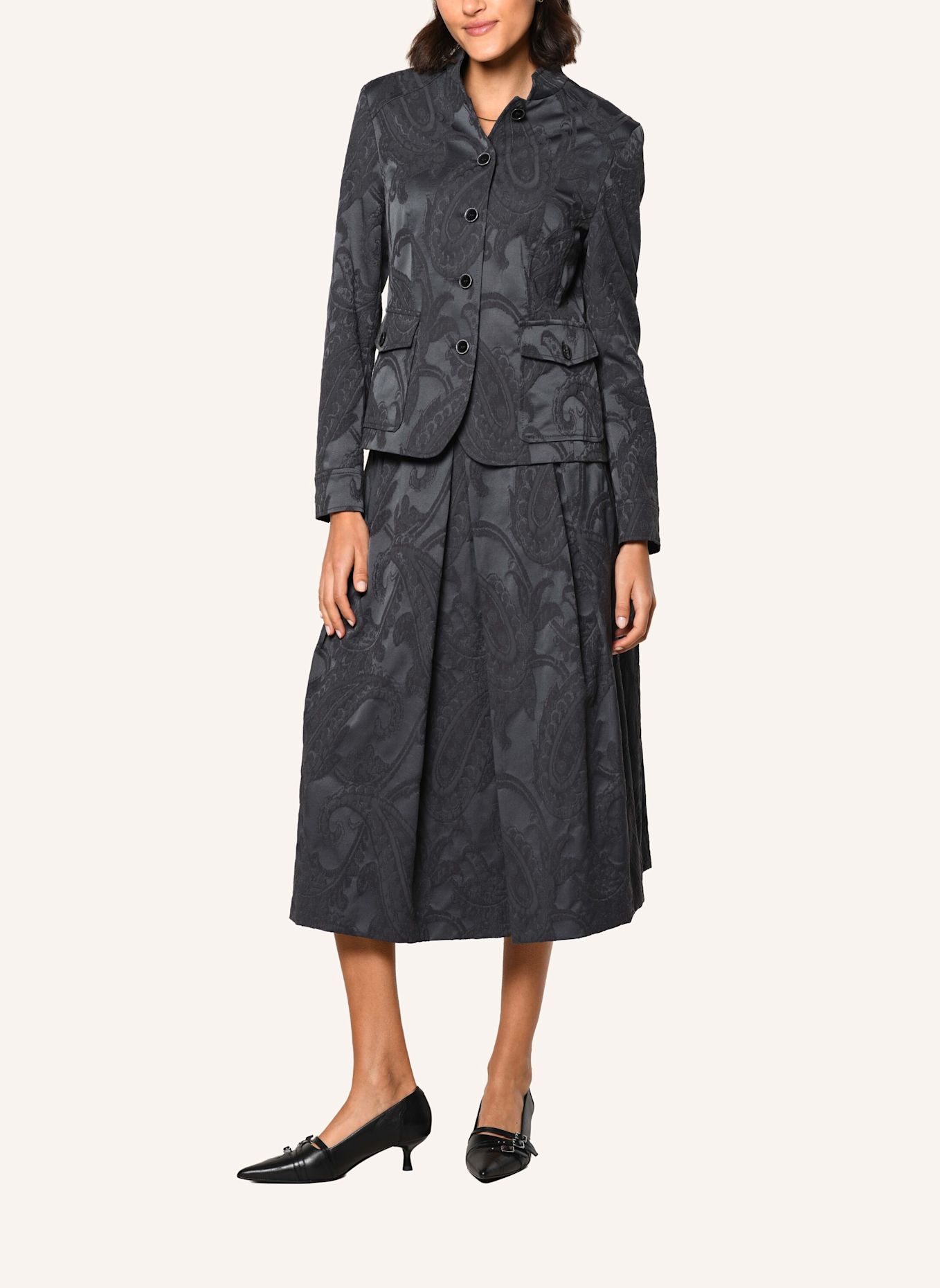 White Label Janker Jacquard Baumwoll Janker: GRAU