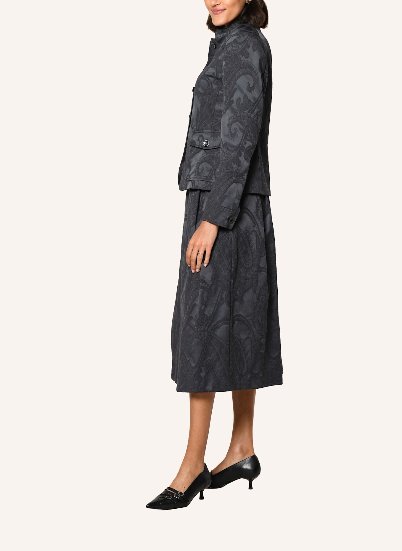 White Label Janker Jacquard Baumwoll Janker: GRAU