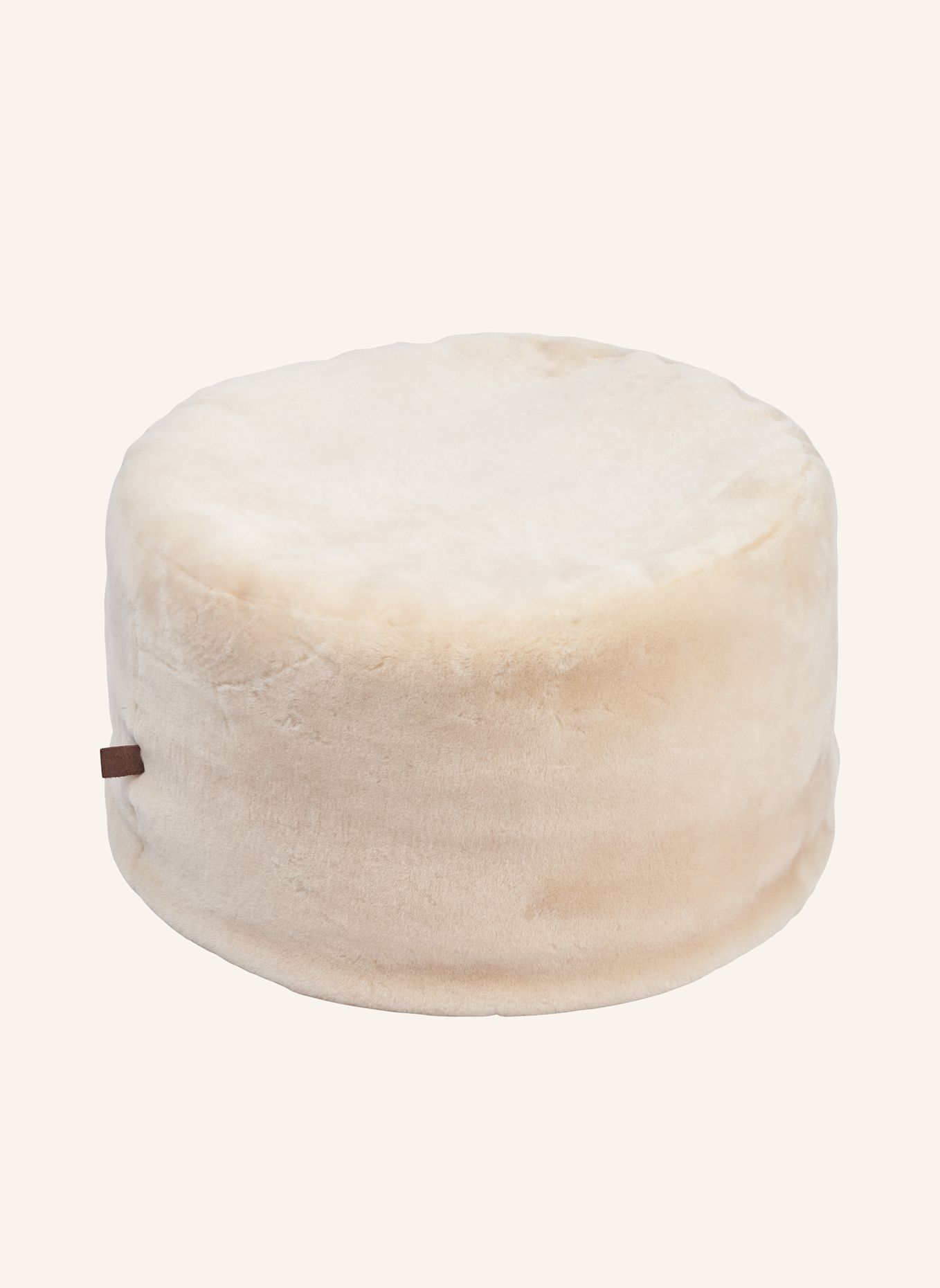 Natures Collection Lammfellpouf: BEIGE