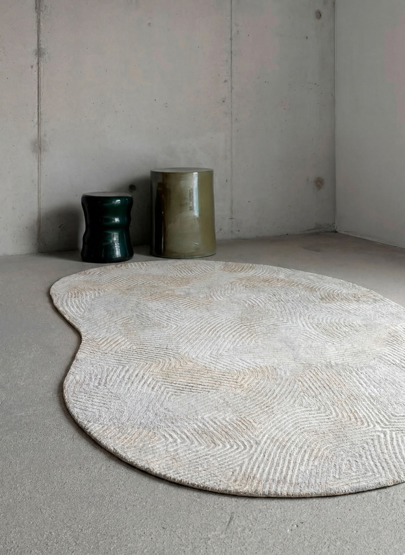 louis de poortere Tapijt STRUCTURES CORAL: BEIGE