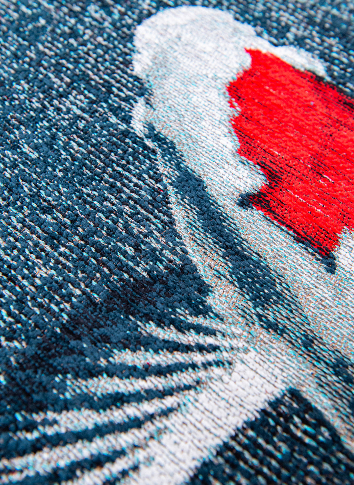 louis de poortere Tapijt POP KOI JAPANESE POND: BLAUW
