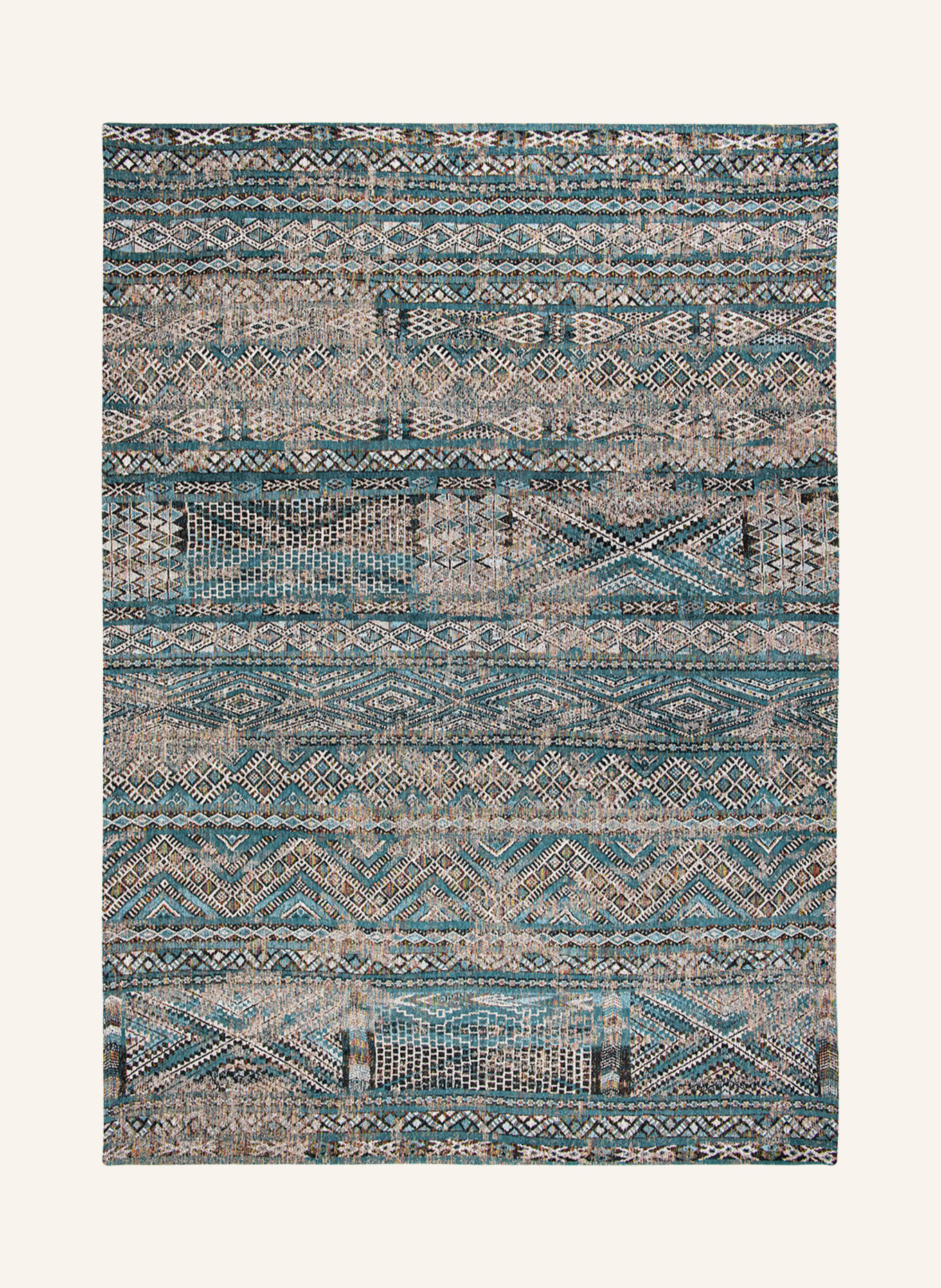 louis de poortere ANTIQUARIAN HERIZ Rug: BLUE