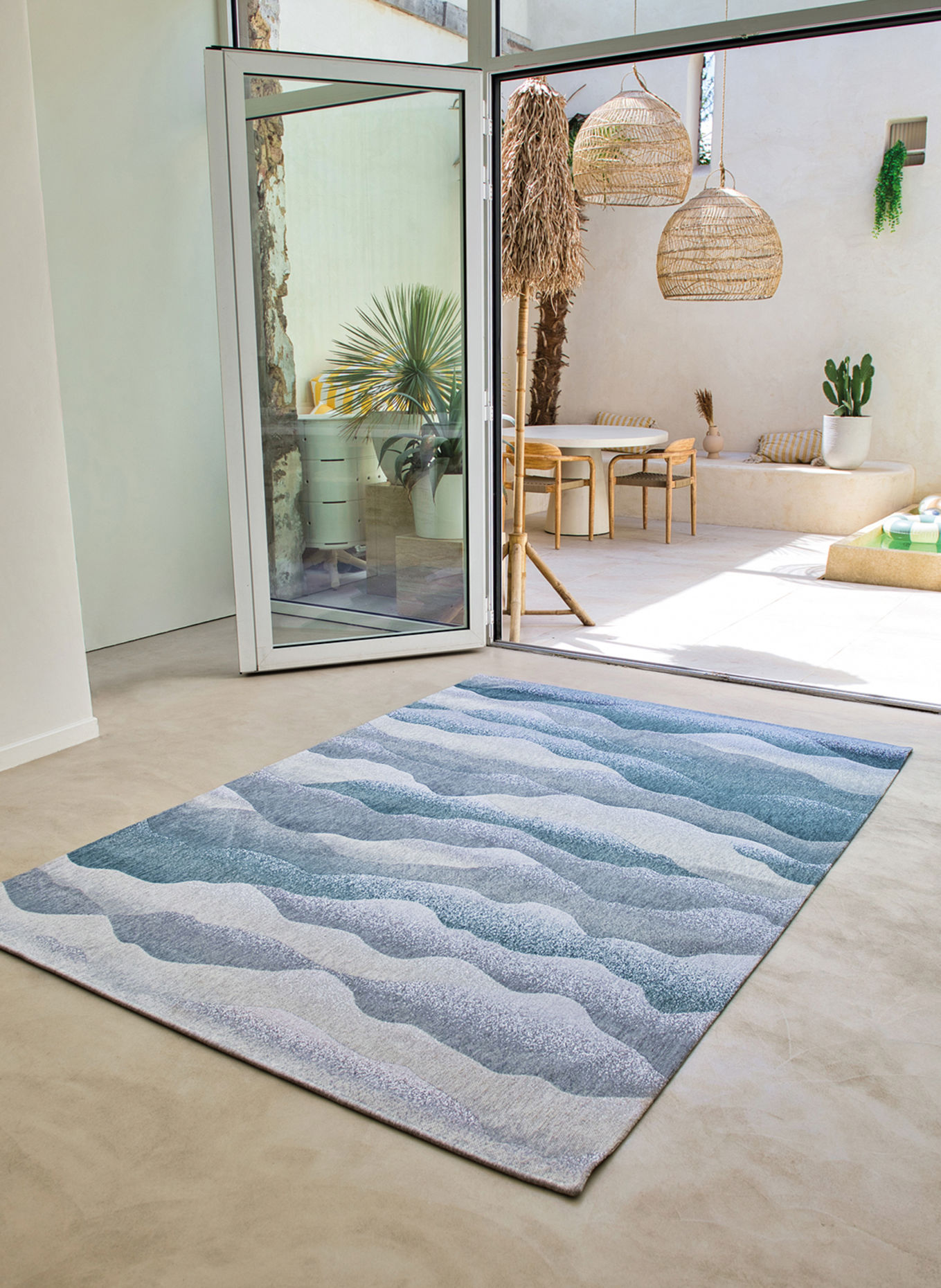 louis de poortere GALLERY HIMALAYA Rug: BLUE