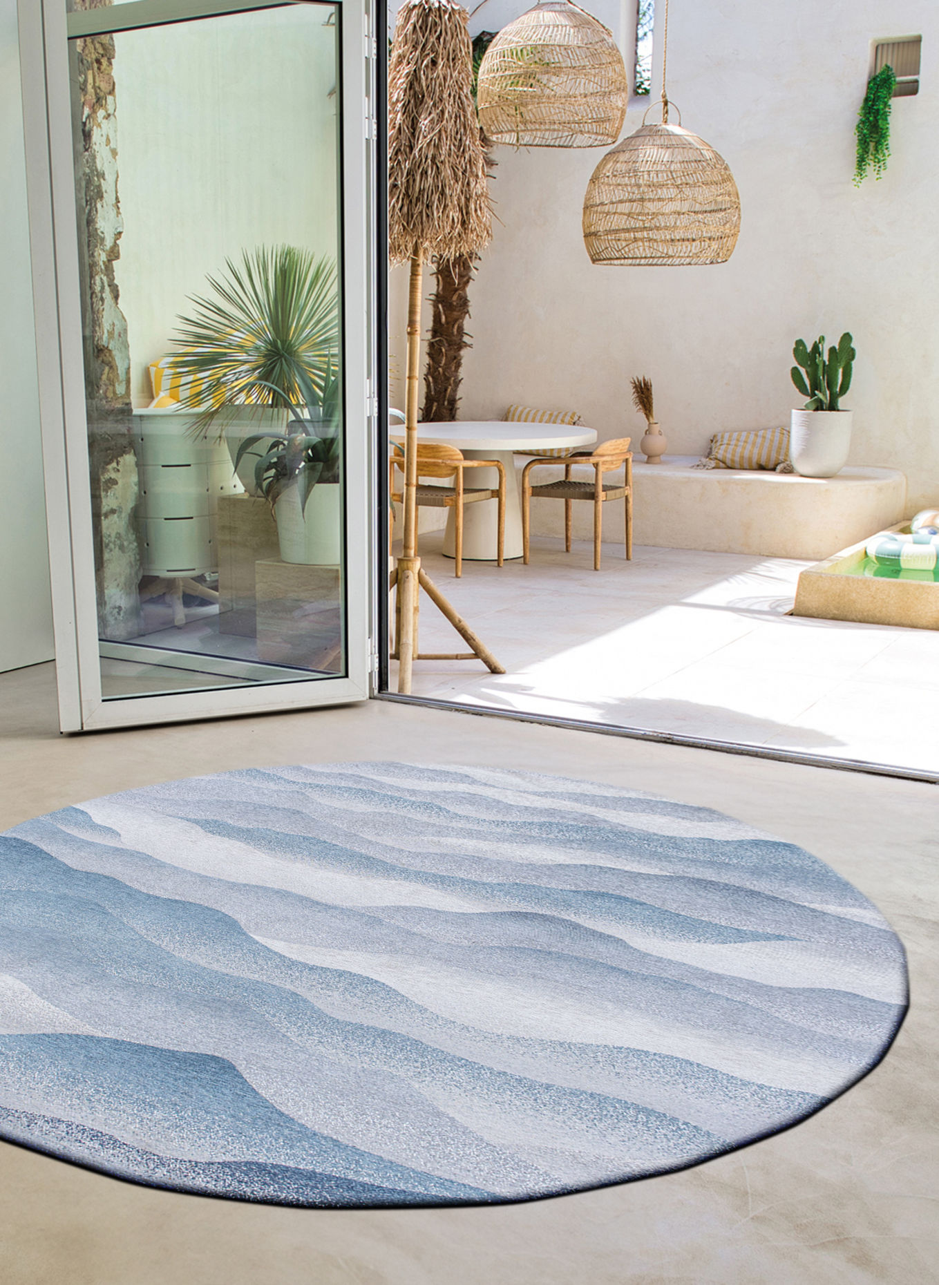 louis de poortere GALLERY HIMALAYA Rug: BLUE