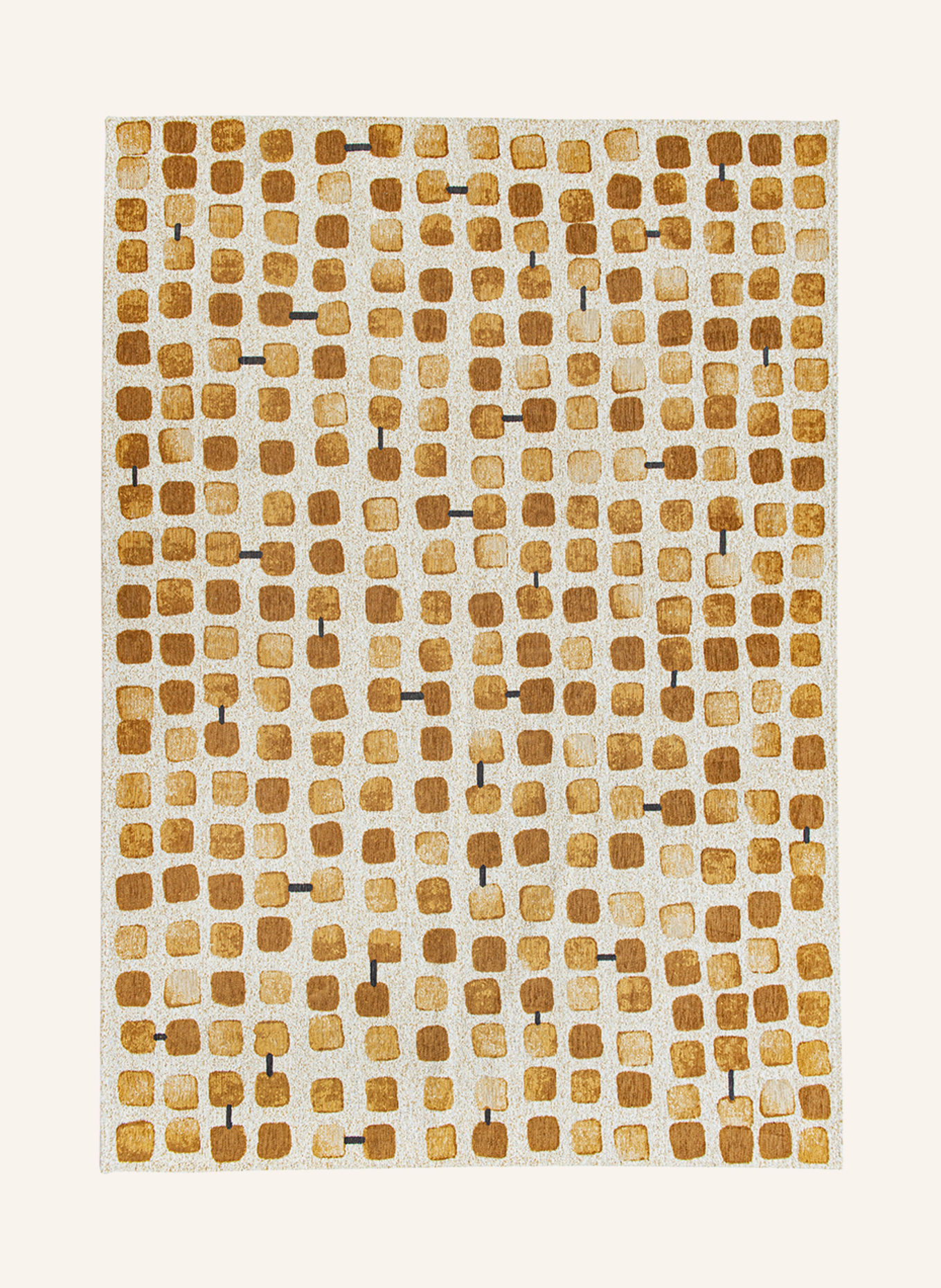 louis de poortere Teppich CRAFT COBBLESTONE: GELB