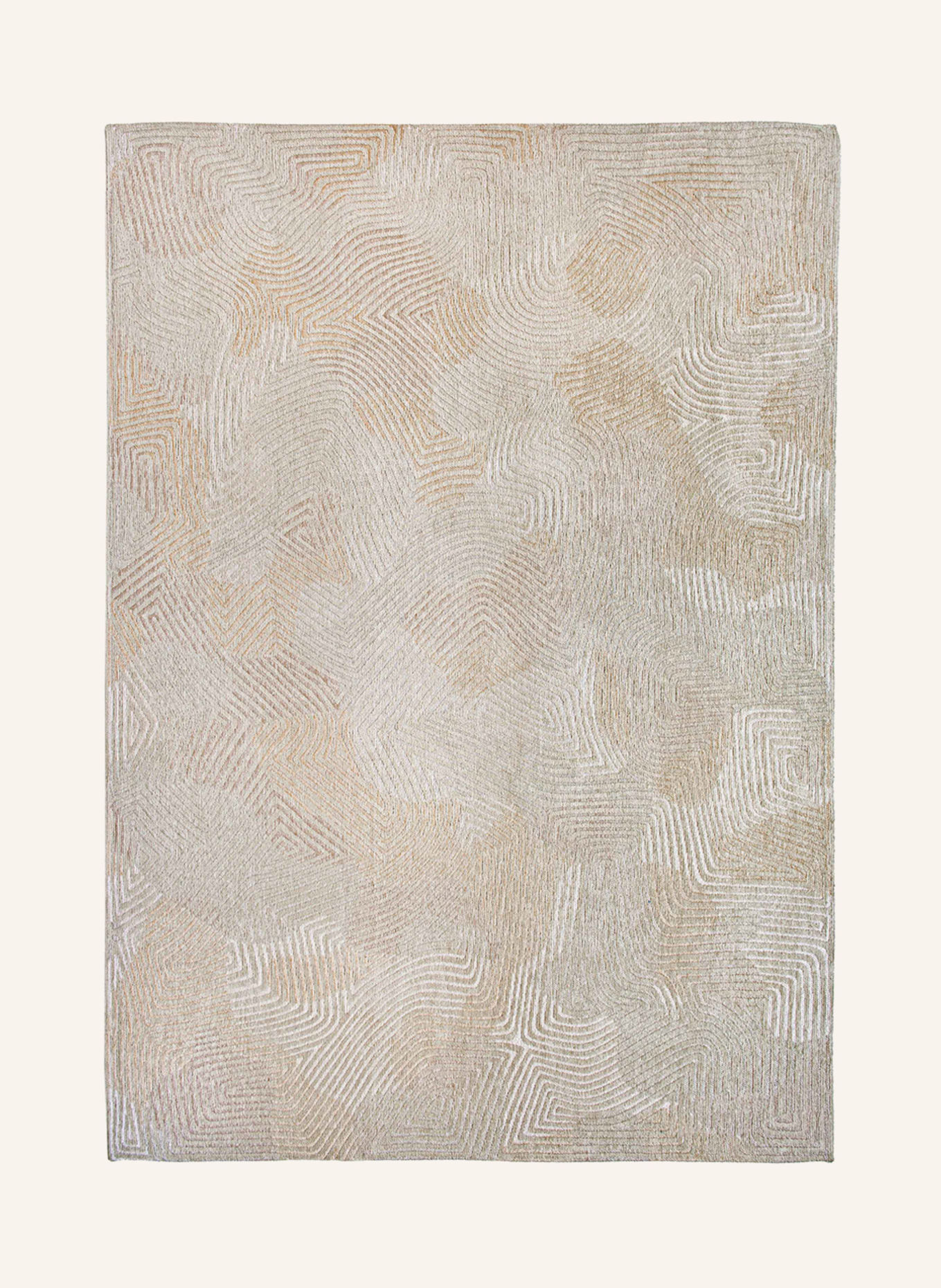 louis de poortere Tapijt STRUCTURES CORAL: BEIGE